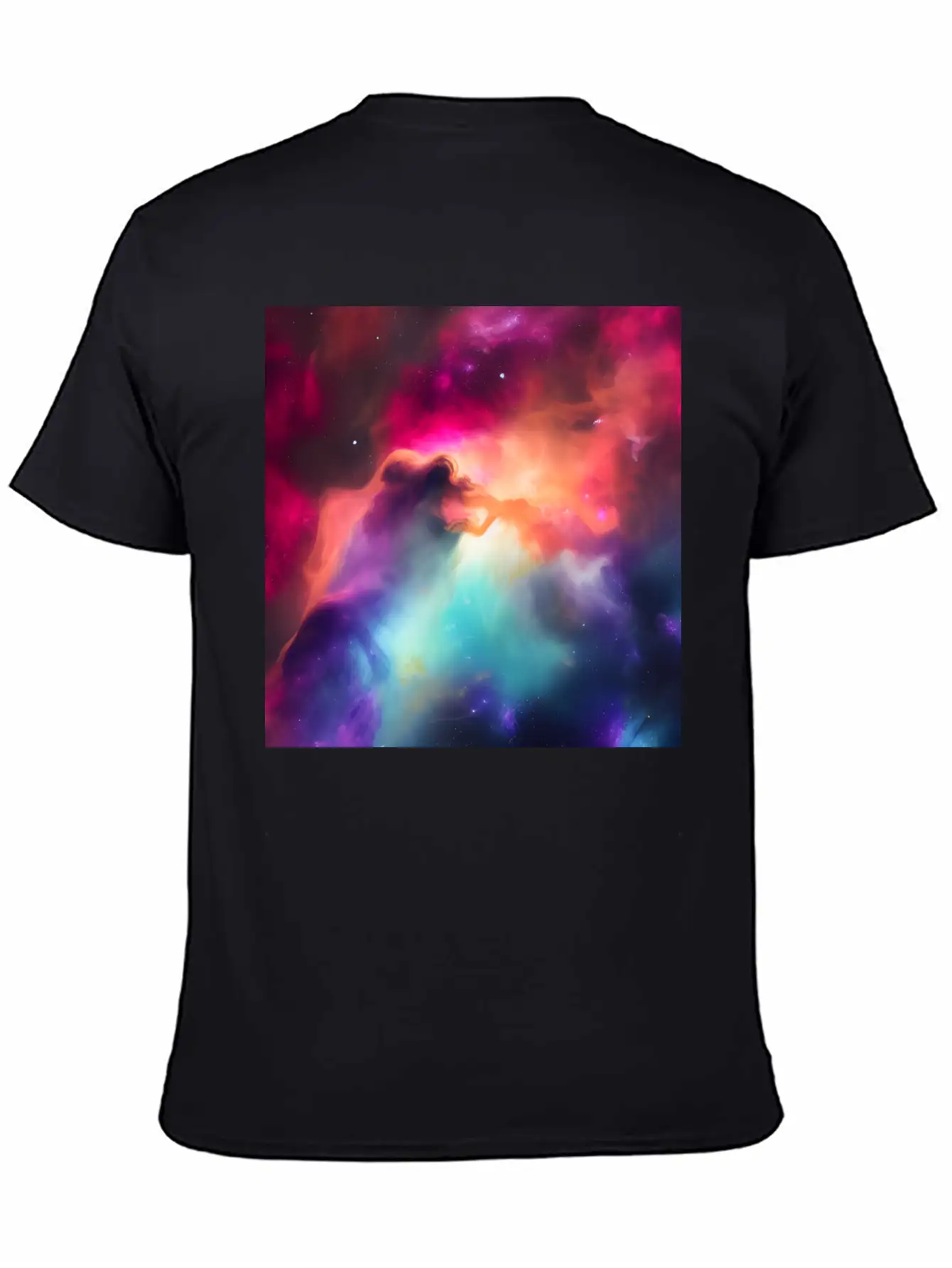 Galaxy Nebula Abstract Design Unisex Casual T-Shirt ¨C Clean Design For Daily Comfort