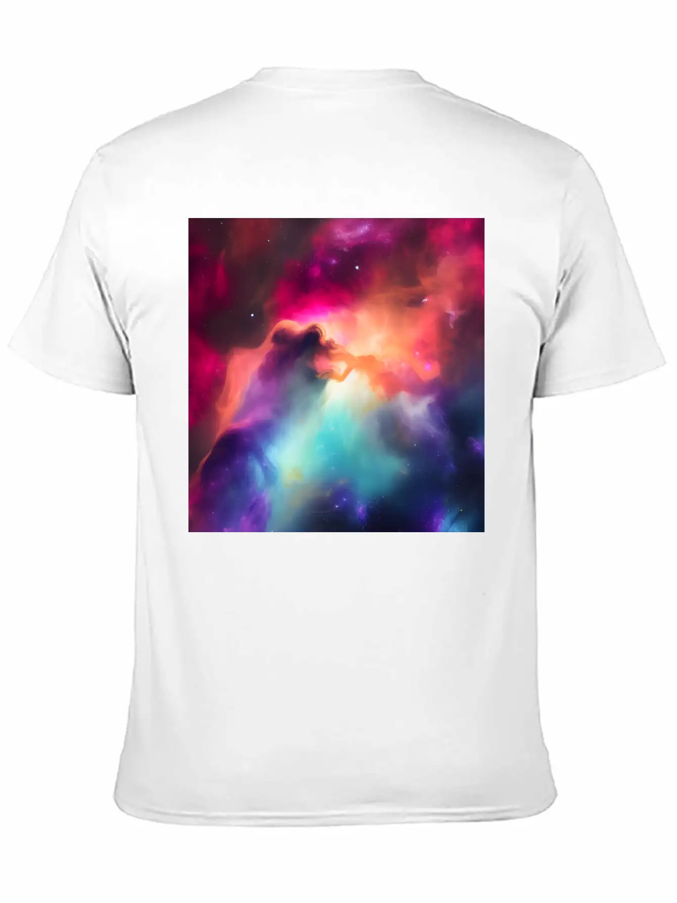 Galaxy Nebula Abstract Design Unisex Casual T-Shirt ¨C Clean Design For Daily Comfort