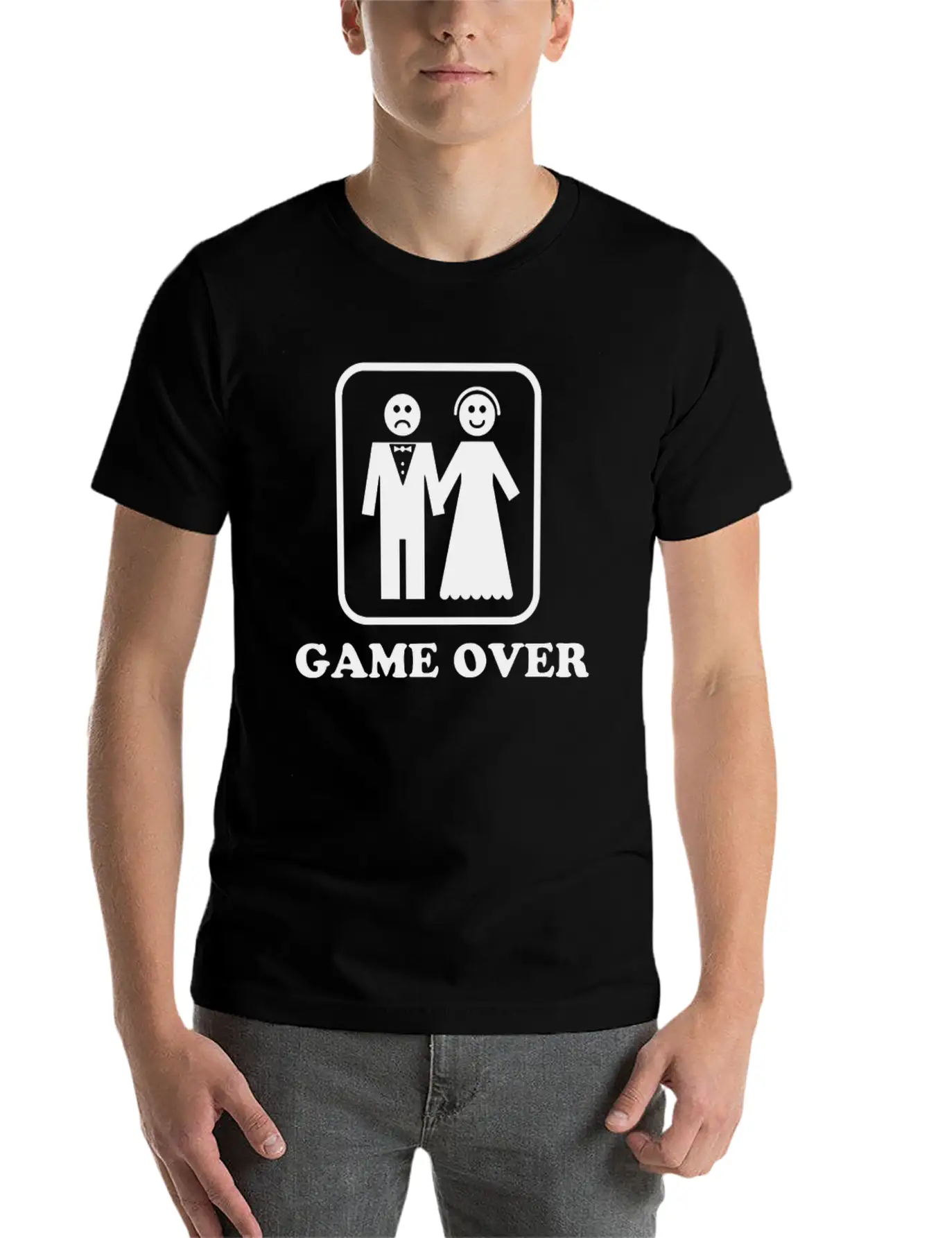 Game Over Essential Cotton Tee For Daily Outfits ¨C Unisex Style