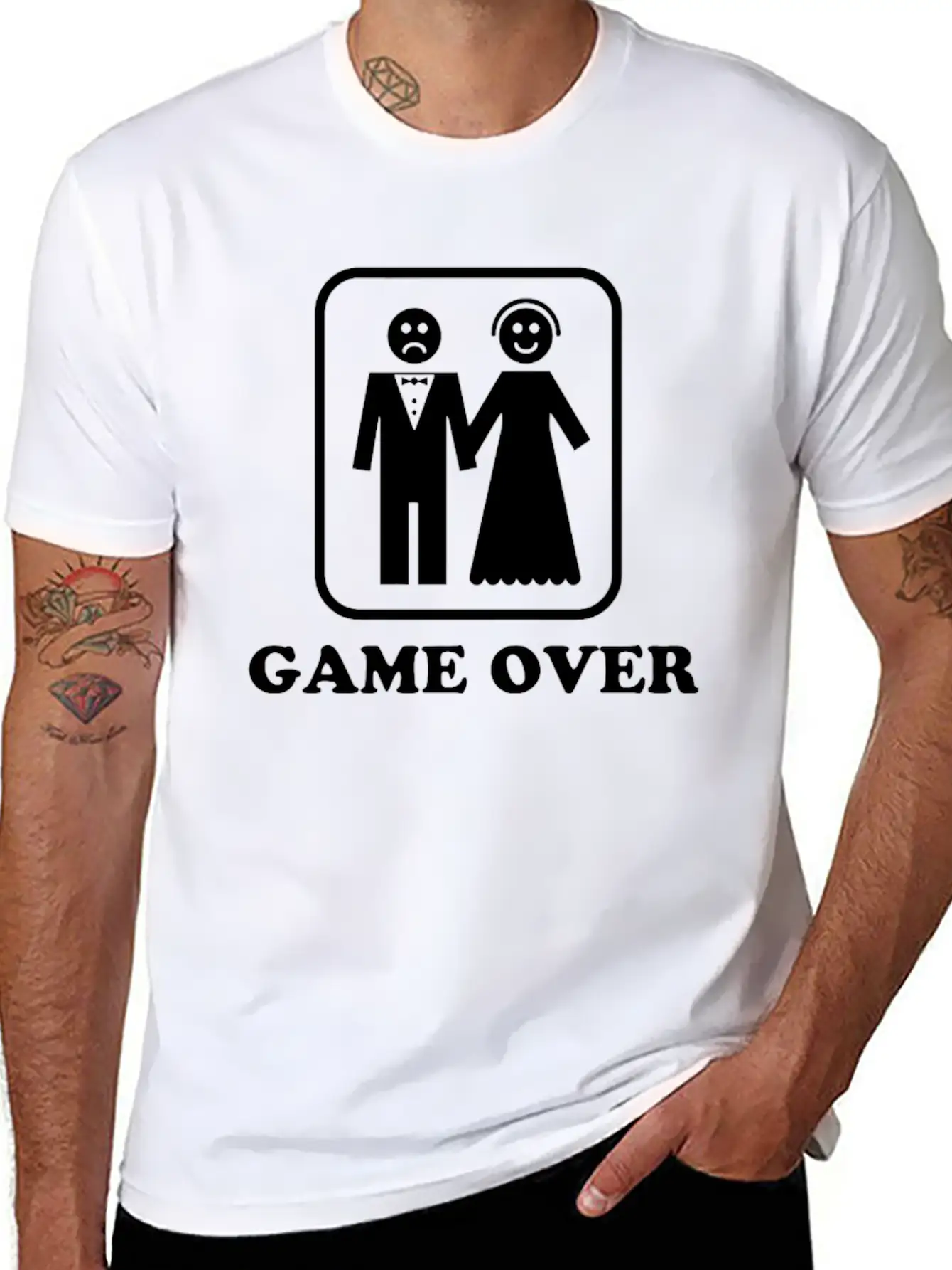 Game Over Essential Cotton Tee For Daily Outfits ¨C Unisex Style