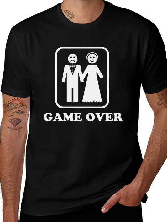 Game Over Essential Cotton Tee For Daily Outfits ¨C Unisex Style