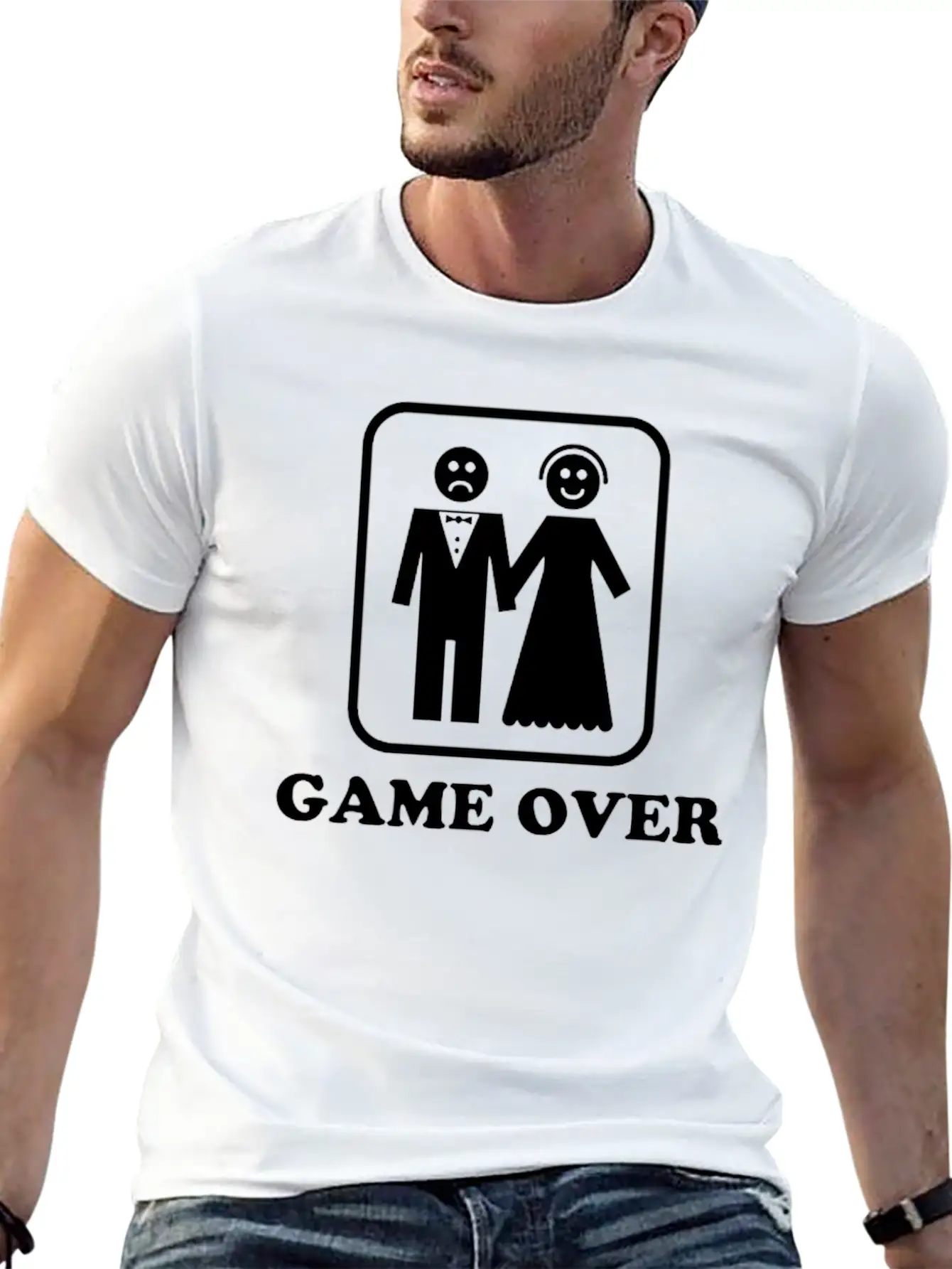 Game Over Essential Cotton Tee For Daily Outfits ¨C Unisex Style
