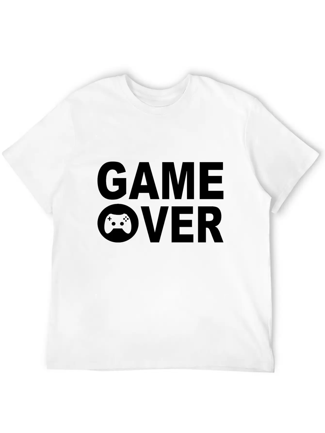Game Over Unisex Casual T-Shirt ¨C Clean Design For Daily Comfort