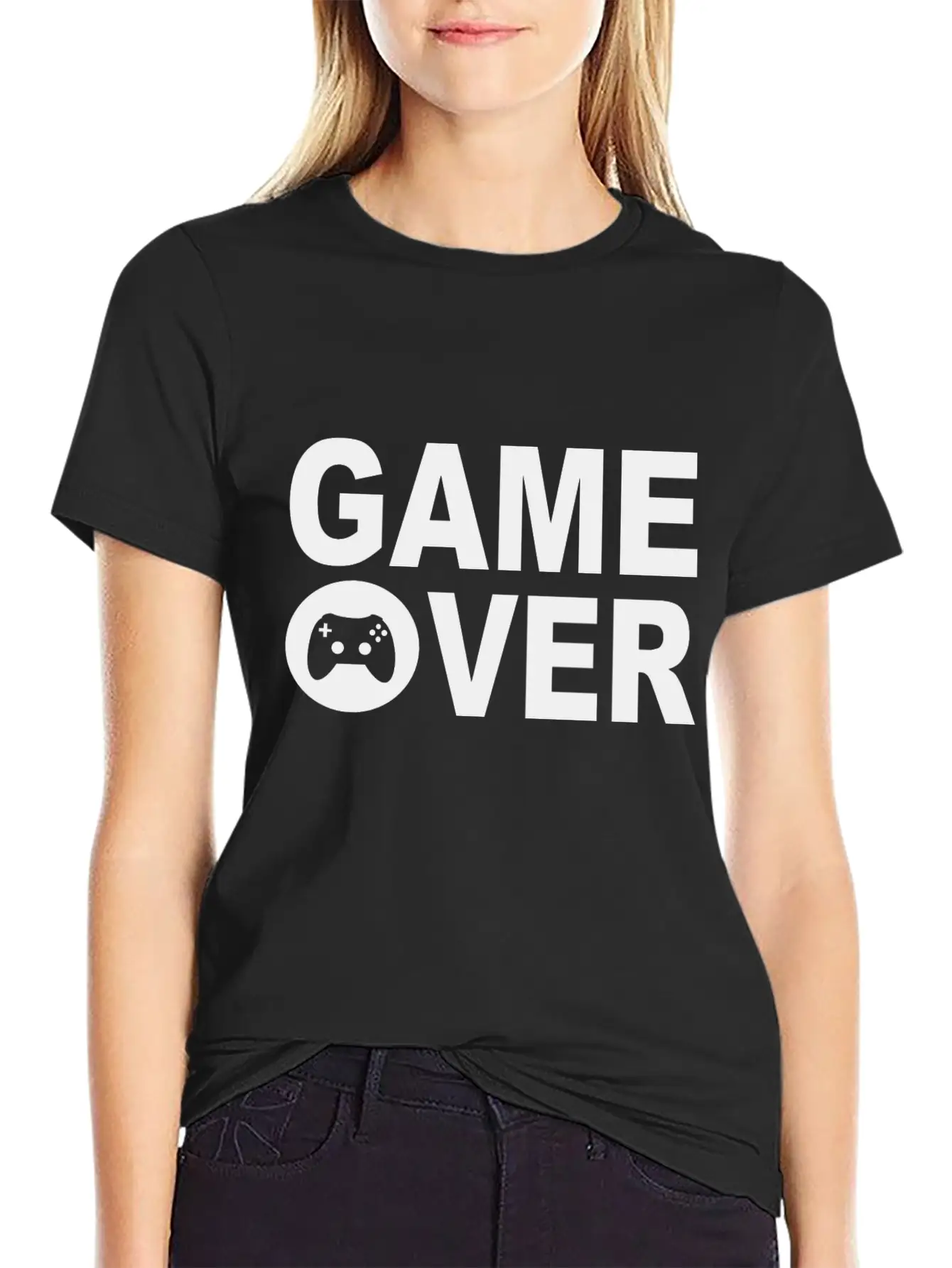 Game Over Unisex Casual T-Shirt ¨C Clean Design For Daily Comfort