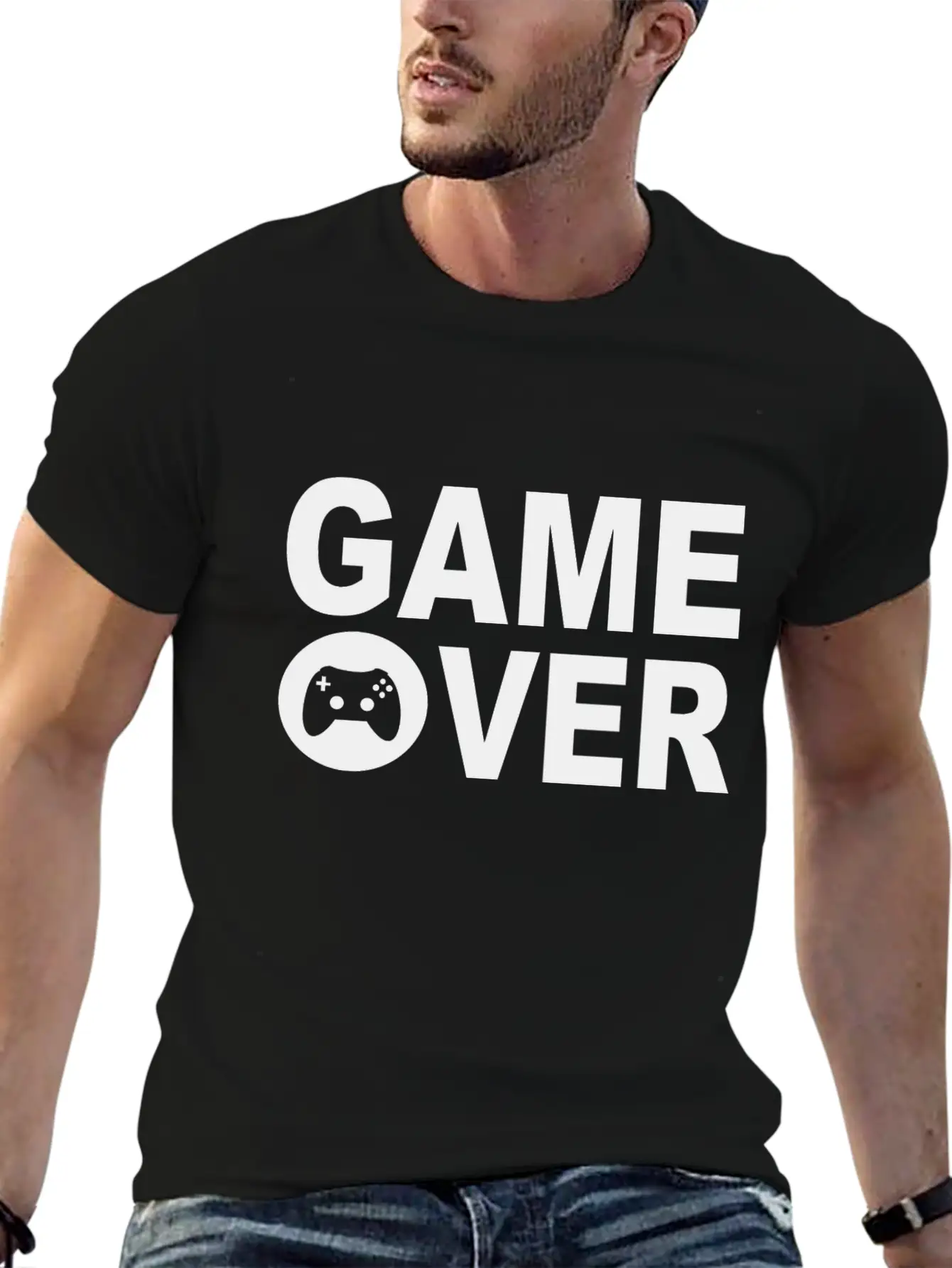 Game Over Unisex Casual T-Shirt ¨C Clean Design For Daily Comfort