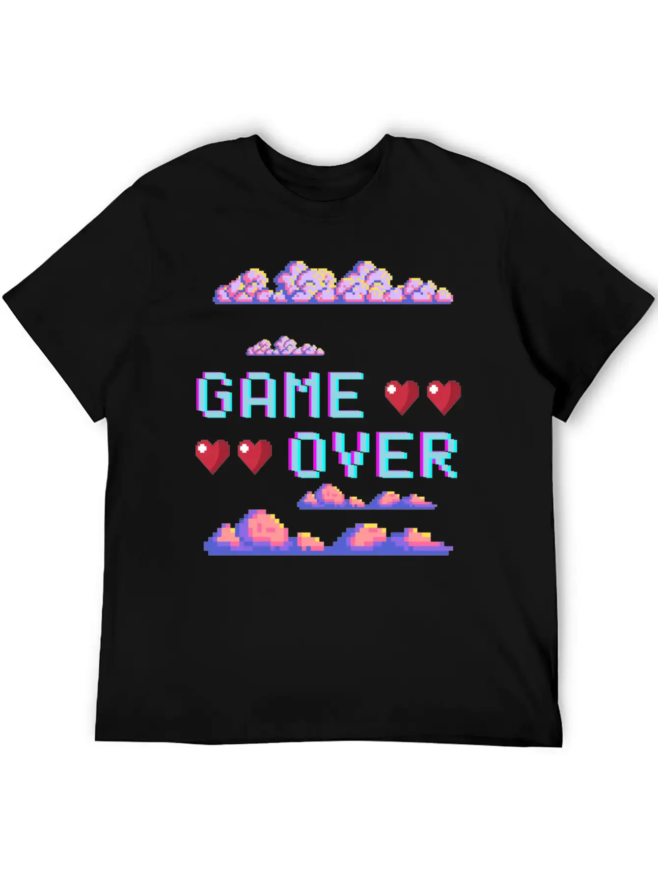Game Over Video Game Unisex Casual T-Shirt ¨C Clean Design For Daily Comfort