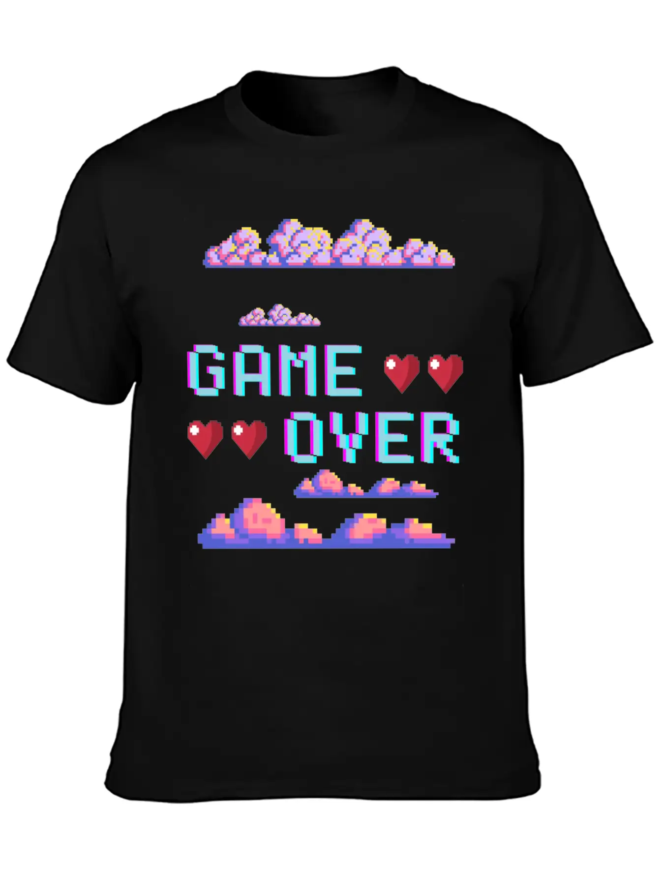 Game Over Video Game Unisex Casual T-Shirt ¨C Clean Design For Daily Comfort