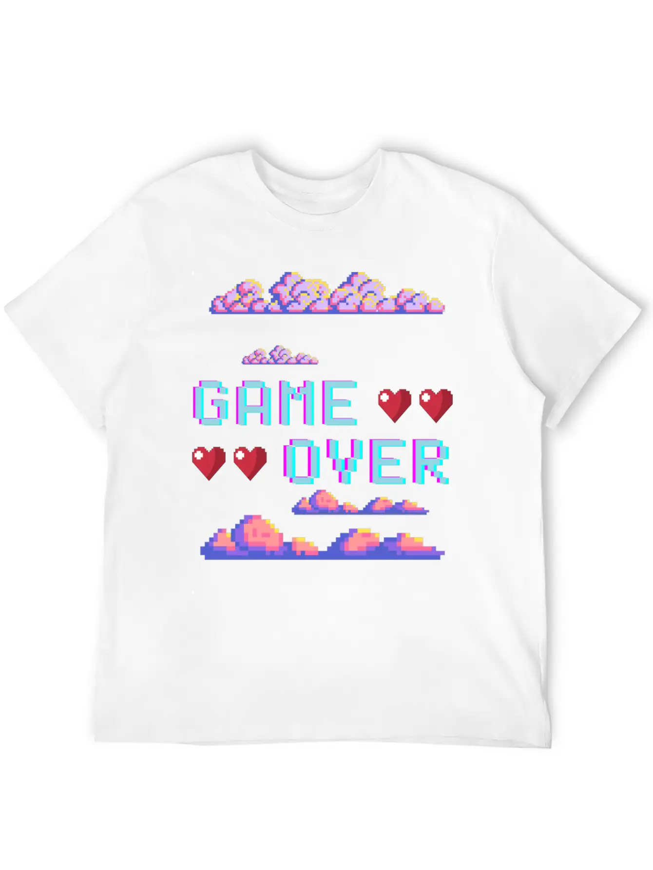 Game Over Video Game Unisex Casual T-Shirt ¨C Clean Design For Daily Comfort