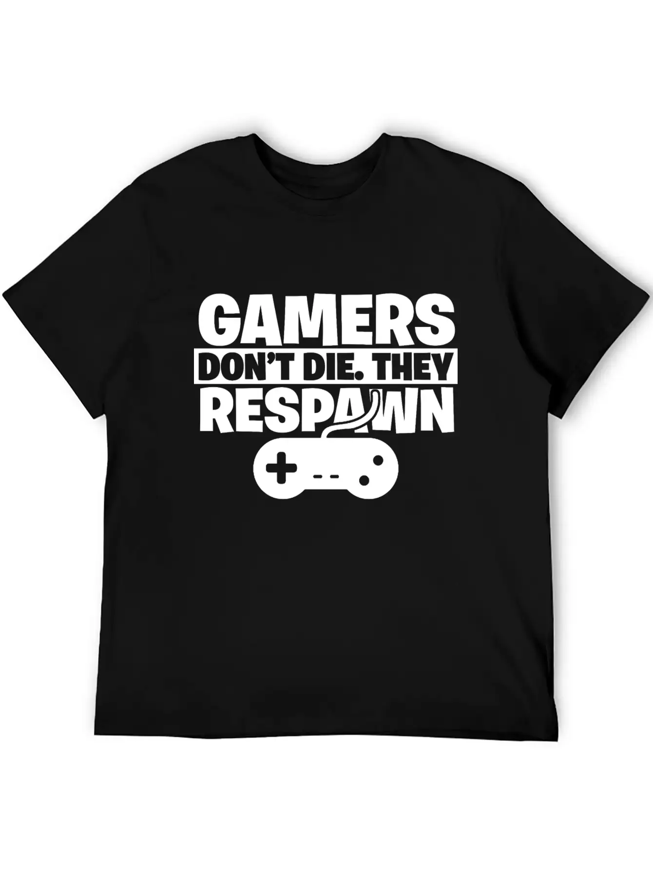Gamer Gaming Controller Game Console Games Death Essential Cotton Tee For Daily Outfits ¨C Unisex Style