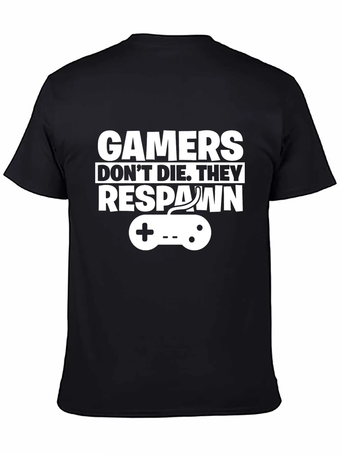 Gamer Gaming Controller Game Console Games Death Essential Cotton Tee For Daily Outfits ¨C Unisex Style