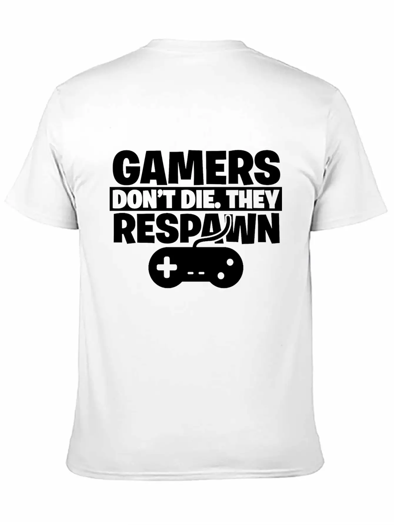 Gamer Gaming Controller Game Console Games Death Essential Cotton Tee For Daily Outfits ¨C Unisex Style