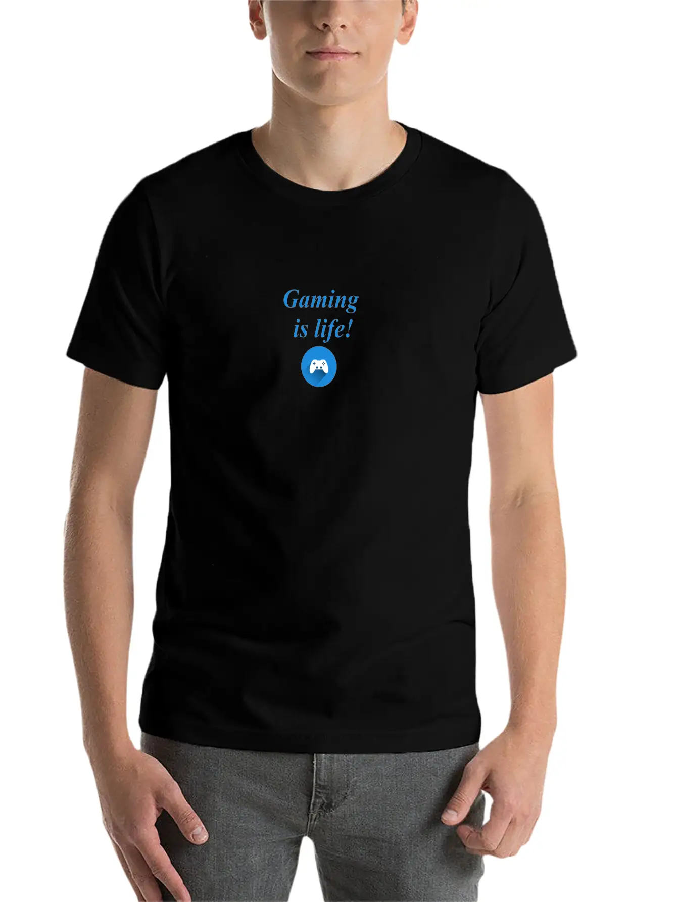 Gaming Unisex Casual T-Shirt ¨C Clean Design For Daily Comfort