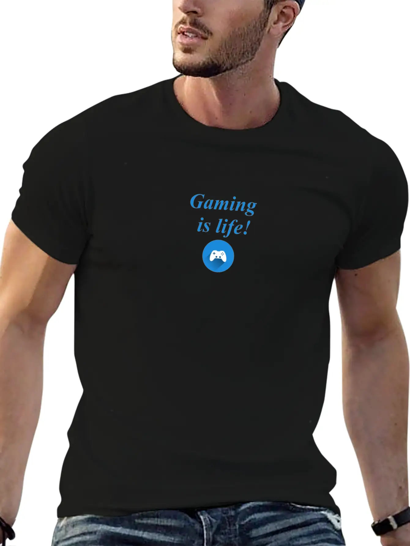 Gaming Unisex Casual T-Shirt ¨C Clean Design For Daily Comfort