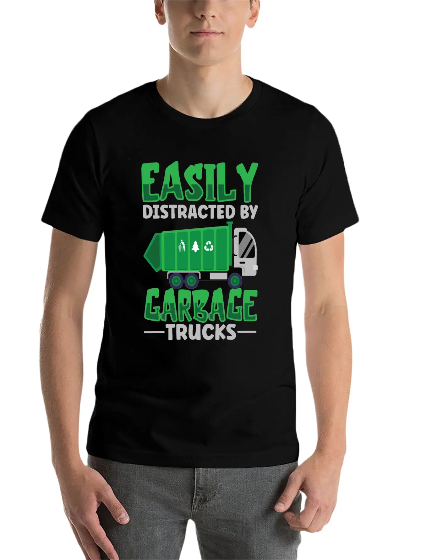 Garbage Trucks Recycling Garbage Truck Driver Unisex Casual T-Shirt ¨C Clean Design For Daily Comfort