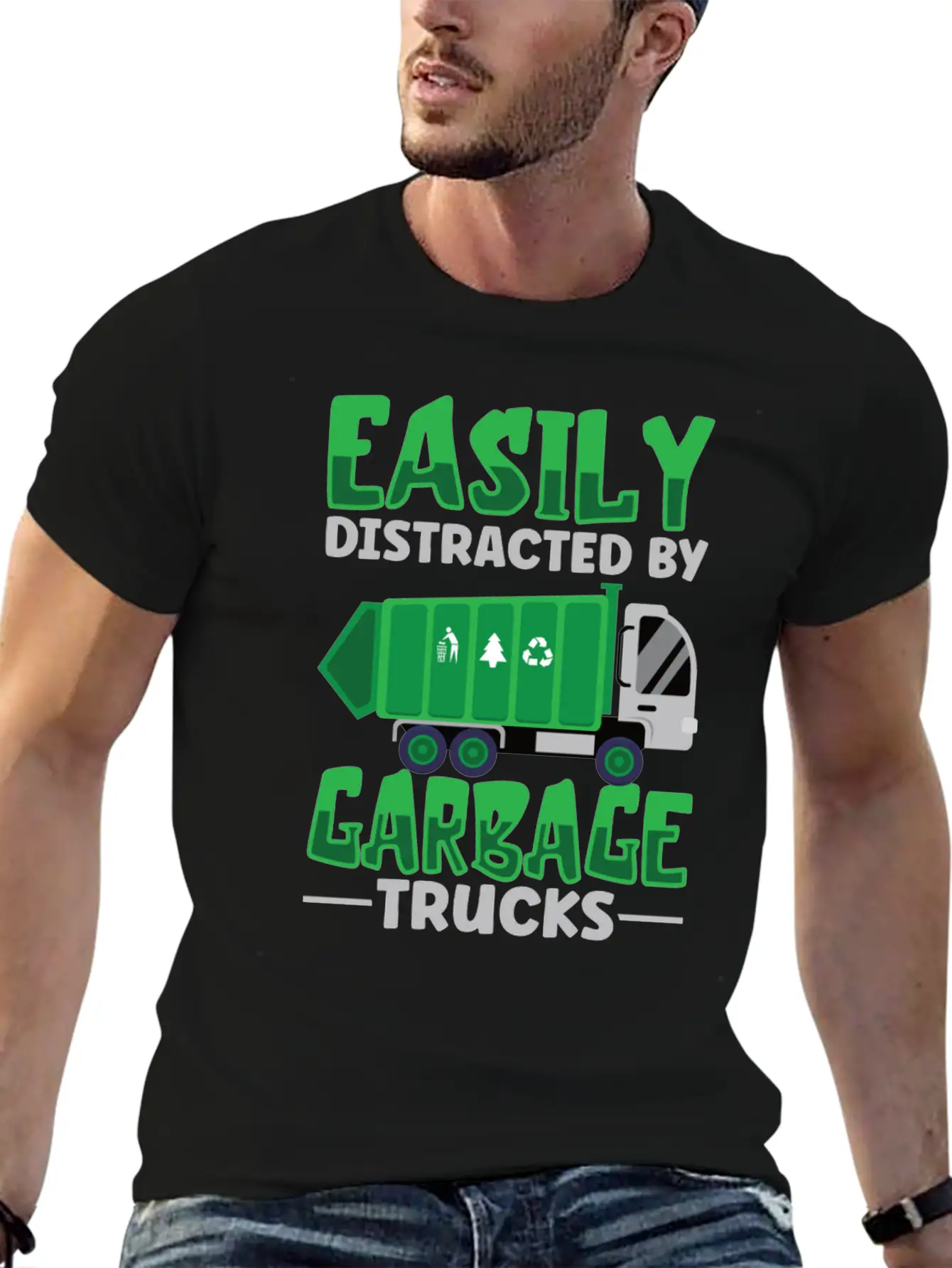Garbage Trucks Recycling Garbage Truck Driver Unisex Casual T-Shirt ¨C Clean Design For Daily Comfort