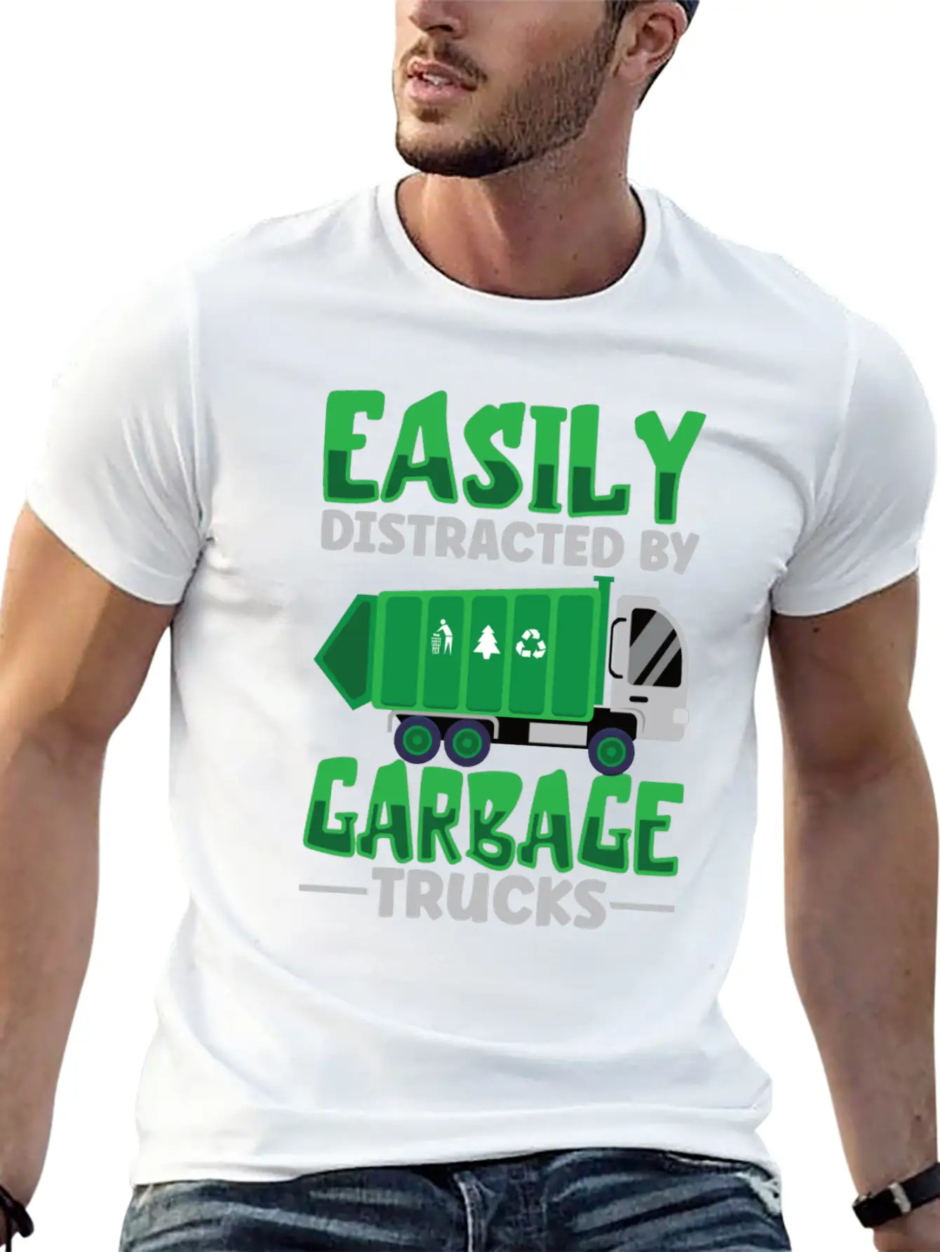 Garbage Trucks Recycling Garbage Truck Driver Unisex Casual T-Shirt ¨C Clean Design For Daily Comfort