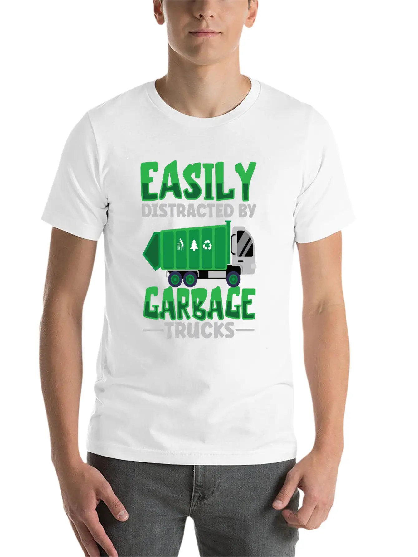 Garbage Trucks Recycling Garbage Truck Driver Unisex Casual T-Shirt ¨C Clean Design For Daily Comfort