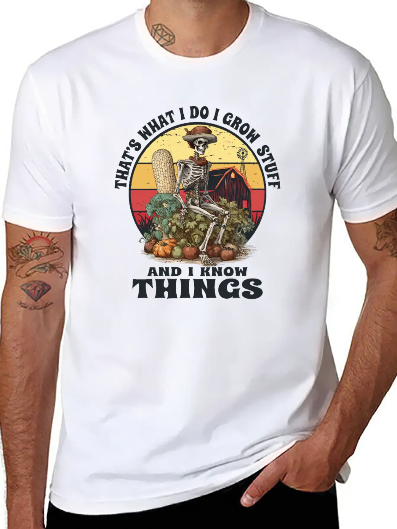 Gardening Garden-plants Sayings Gardener Essential Cotton Tee For Daily Outfits ¨C Unisex Style