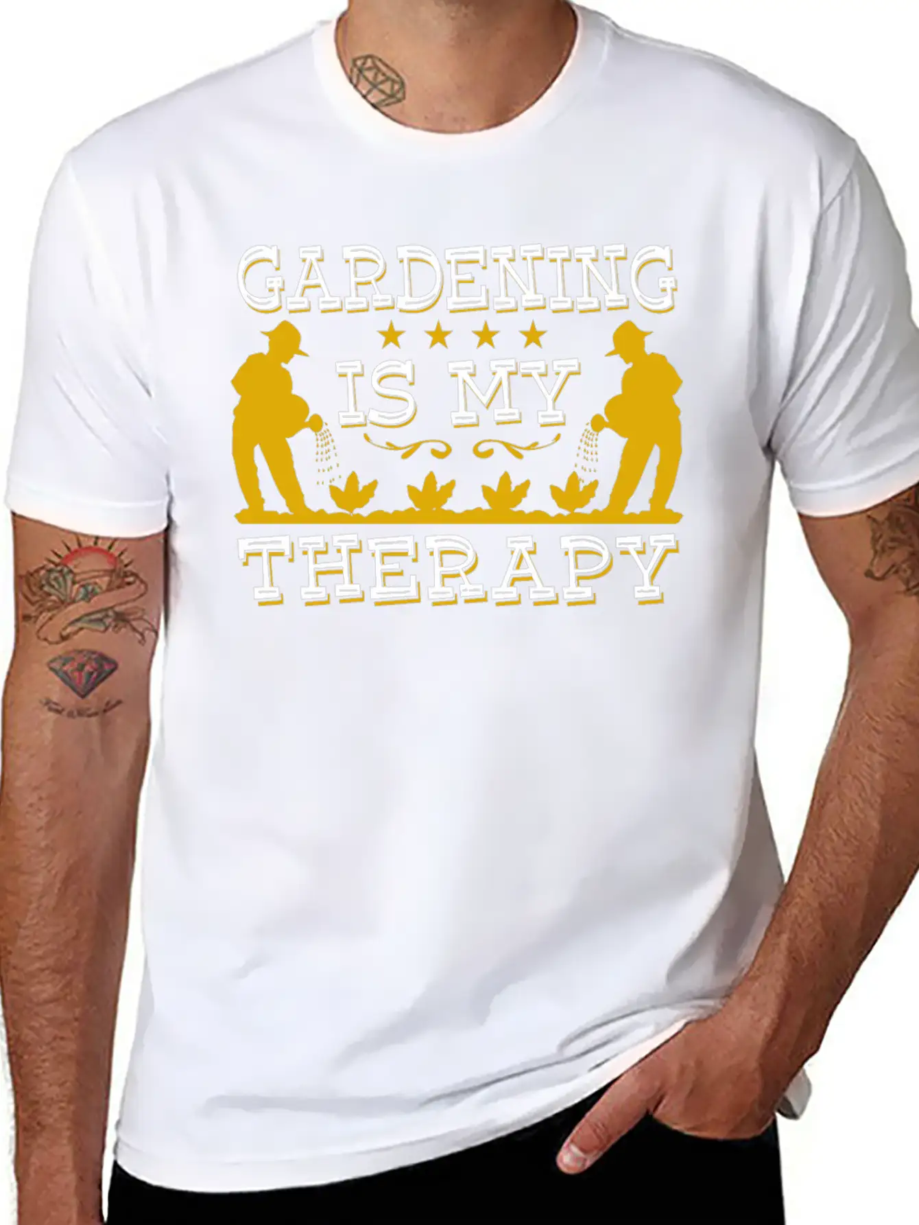 Gardening Is My Therapy Soft Cotton Short Sleeve Tee ¨C Unisex Wardrobe Staple