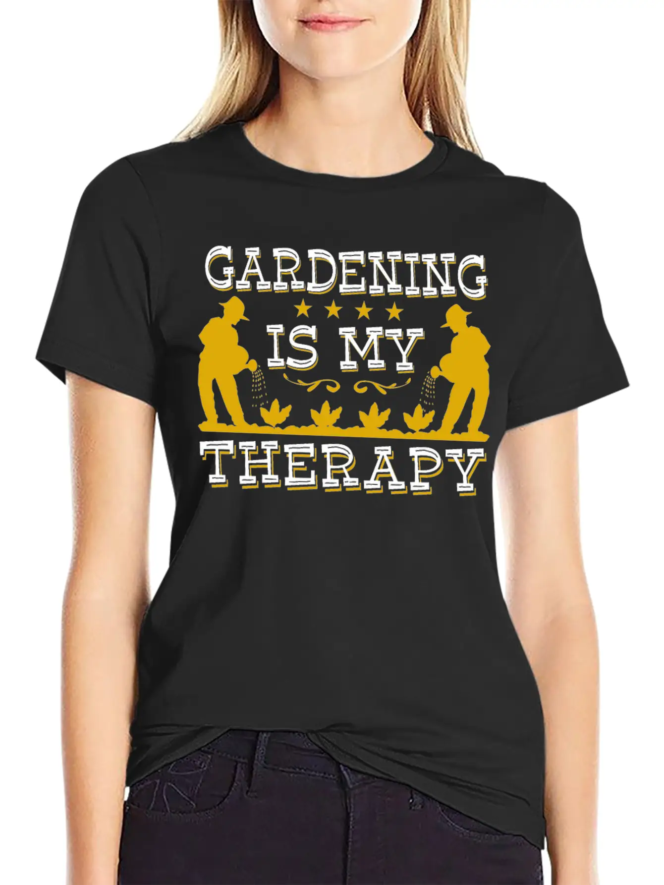 Gardening Is My Therapy Soft Cotton Short Sleeve Tee ¨C Unisex Wardrobe Staple