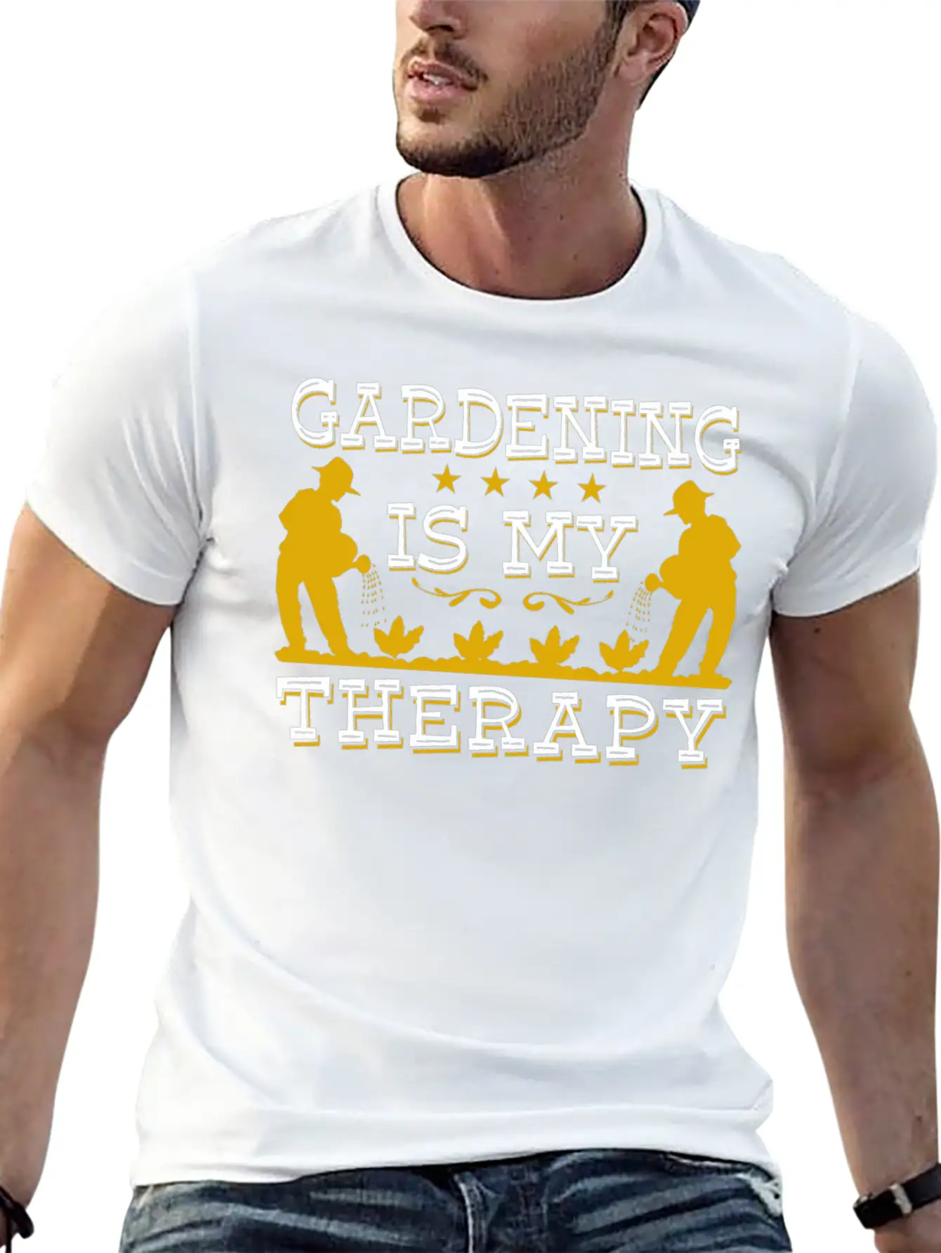 Gardening Is My Therapy Soft Cotton Short Sleeve Tee ¨C Unisex Wardrobe Staple