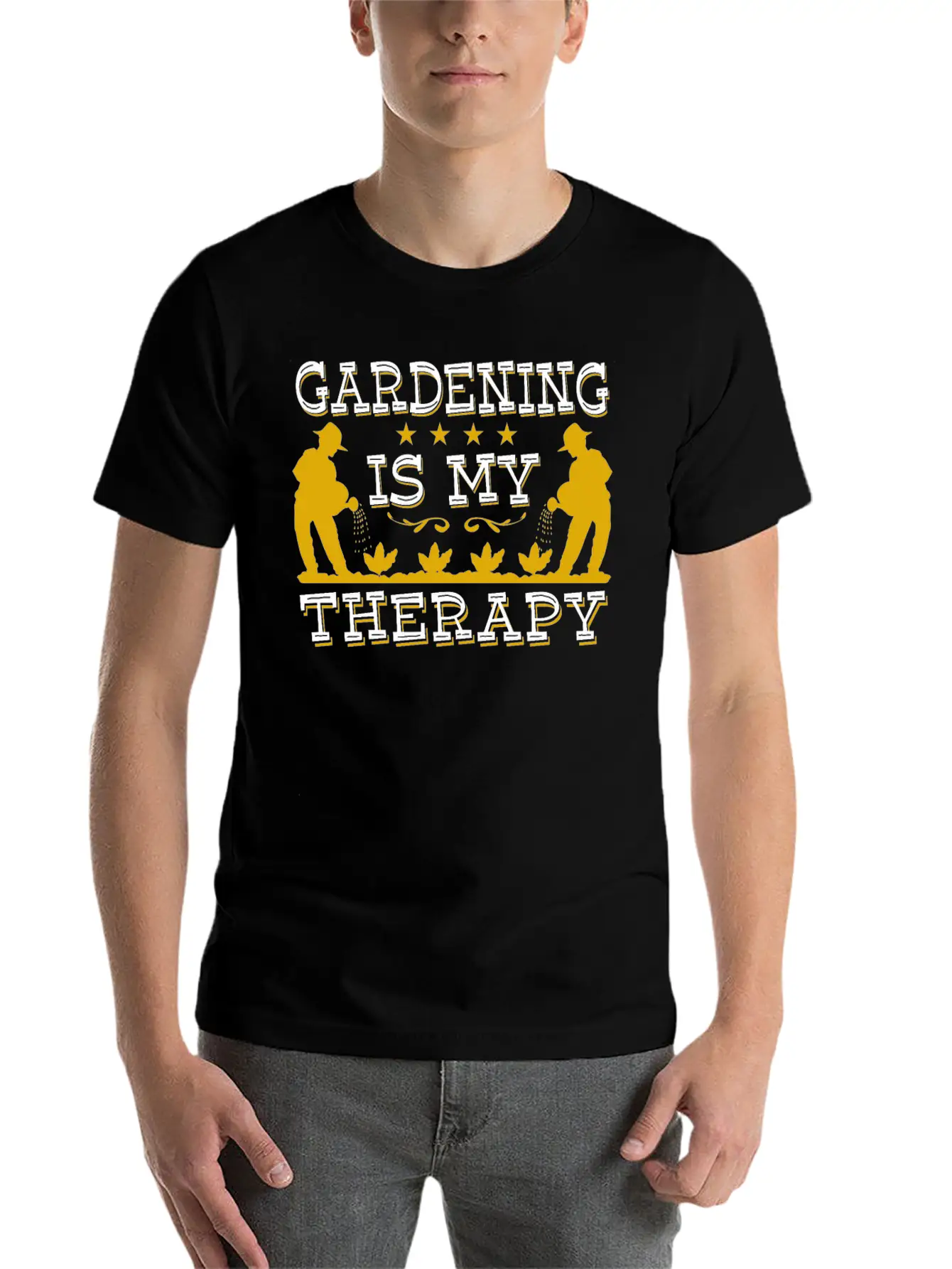 Gardening Is My Therapy Soft Cotton Short Sleeve Tee ¨C Unisex Wardrobe Staple