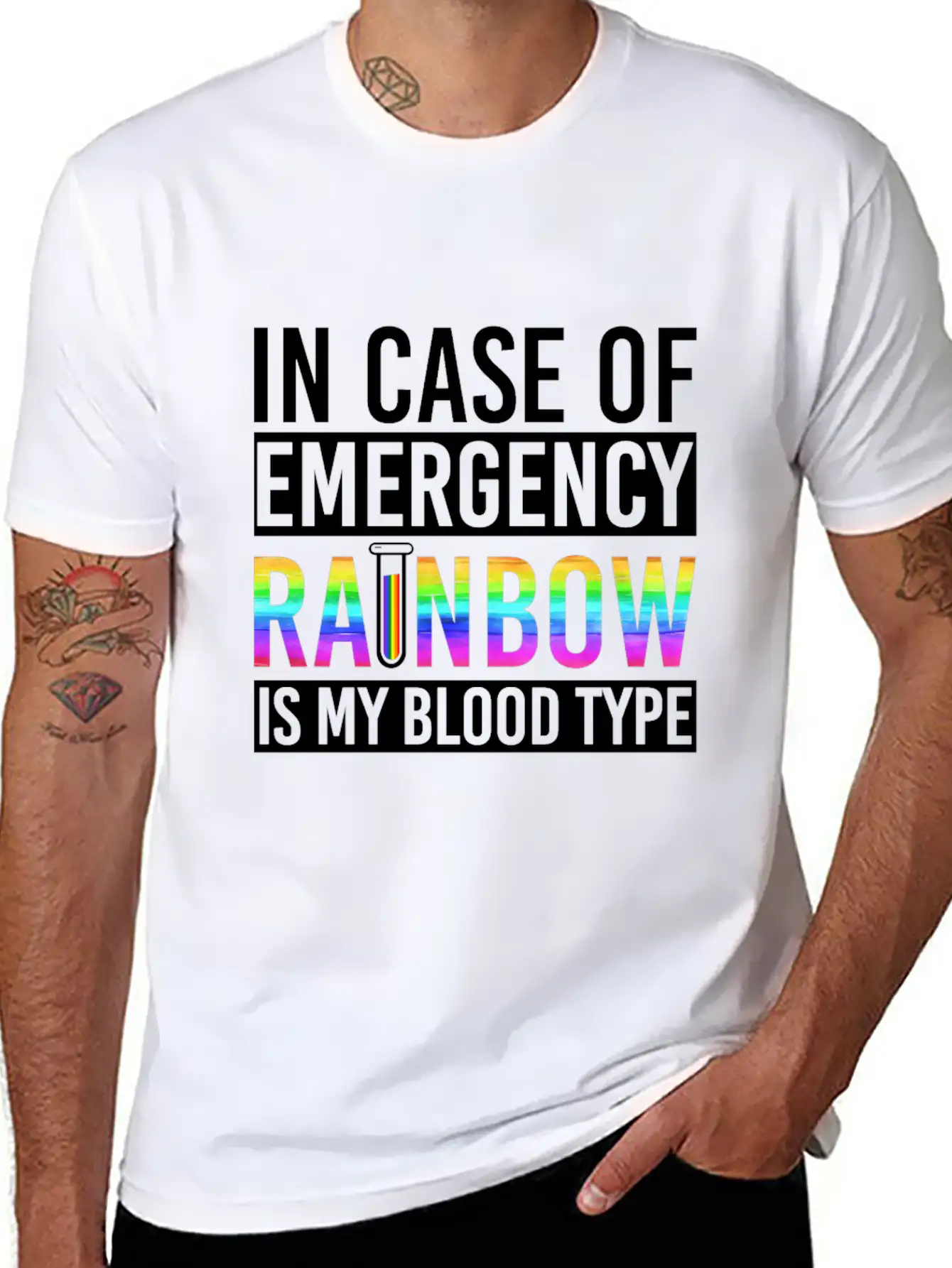 Gay Pride Essential Cotton Tee For Daily Outfits ¨C Unisex Style