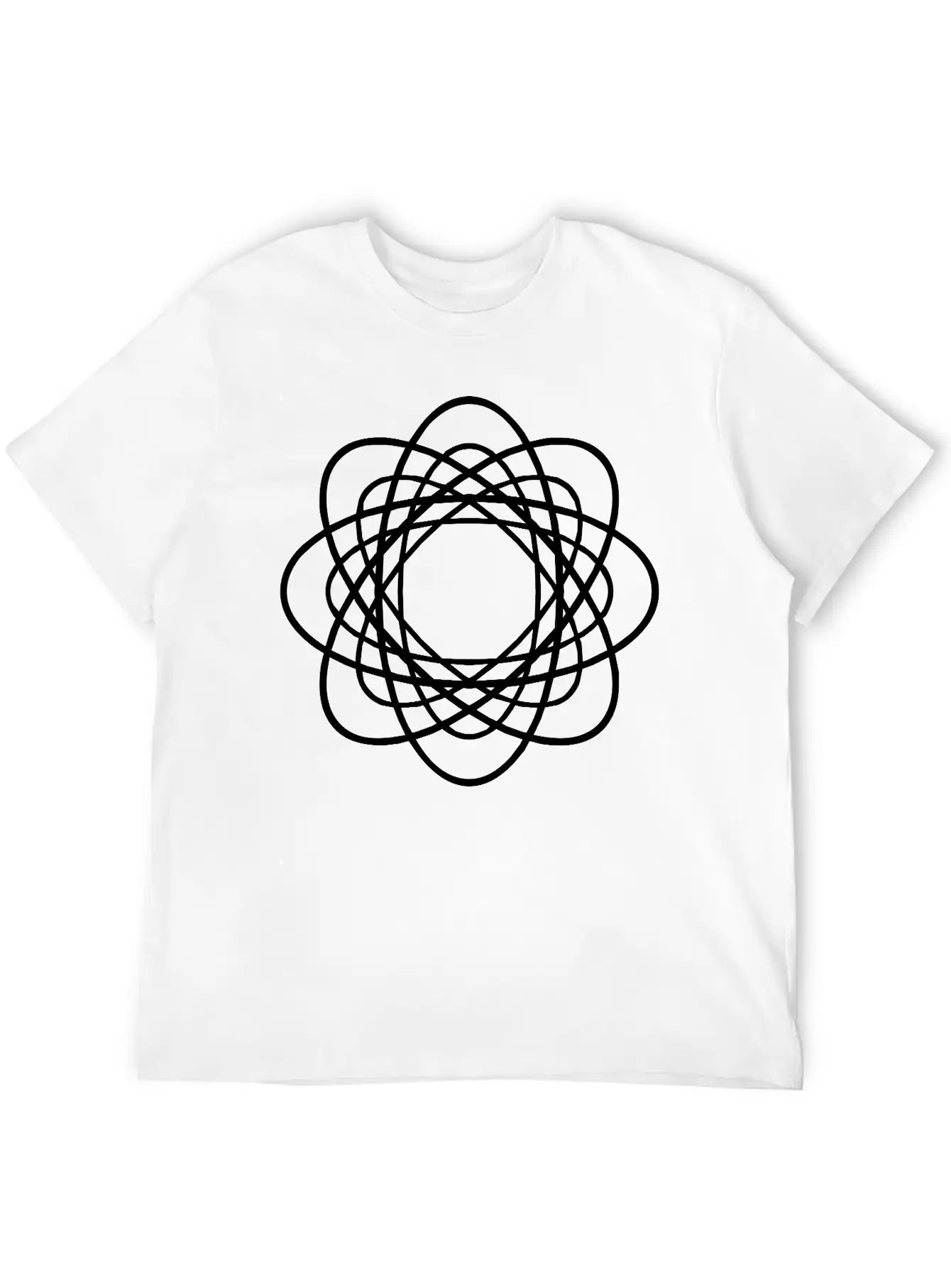 Geometric Design Unisex Casual T-Shirt ¨C Clean Design For Daily Comfort