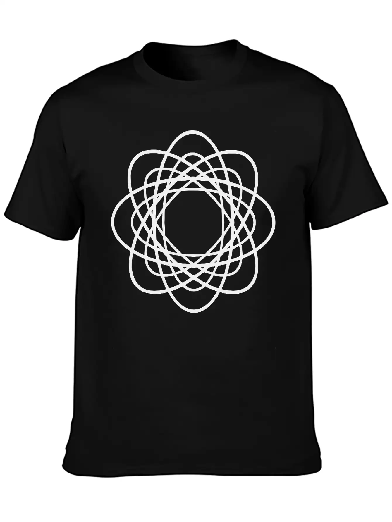 Geometric Design Unisex Casual T-Shirt ¨C Clean Design For Daily Comfort