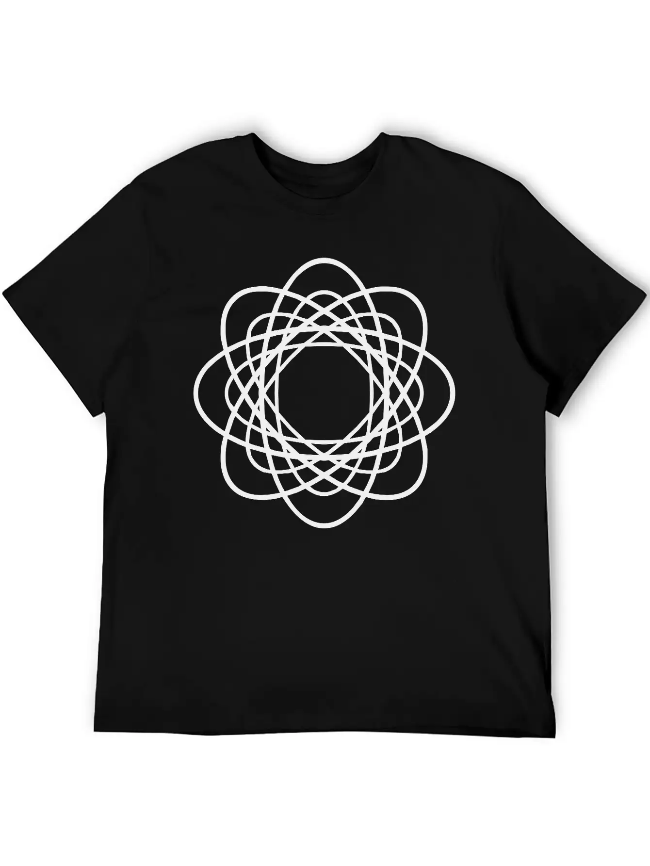 Geometric Design Unisex Casual T-Shirt ¨C Clean Design For Daily Comfort