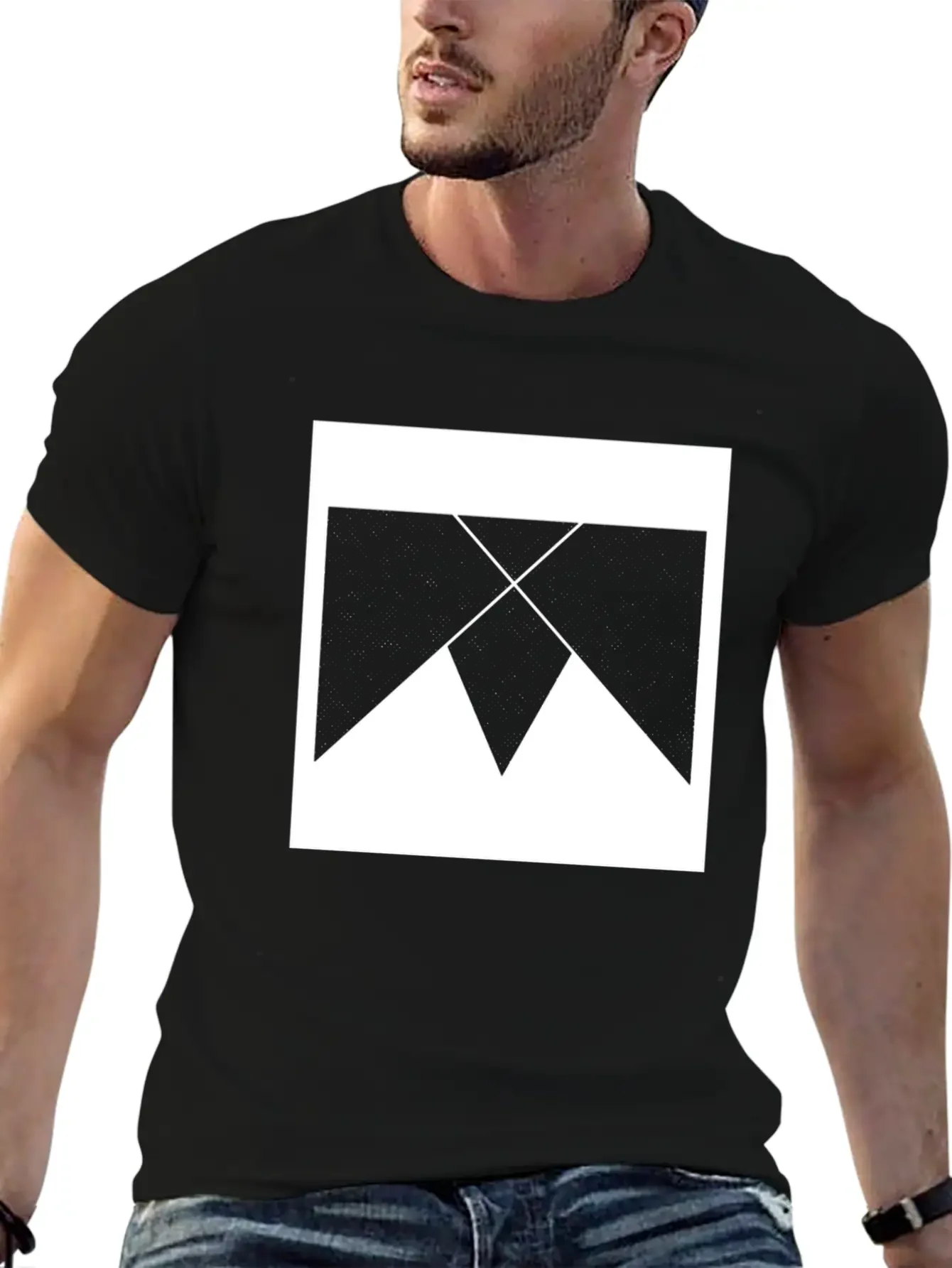 Geometric Geommetrisch Minimal Minimalistisch Hips Unisex Casual T-Shirt ¨C Clean Design For Daily Comfort