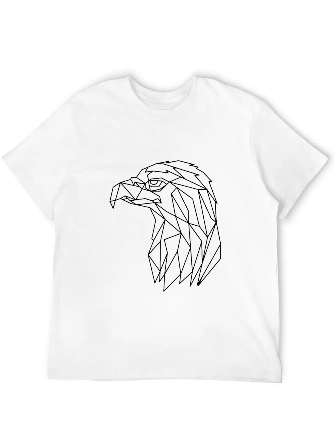 Geometric Line Art Basic Graphic T-Shirt ¨C Daily Comfort In Soft Cotton