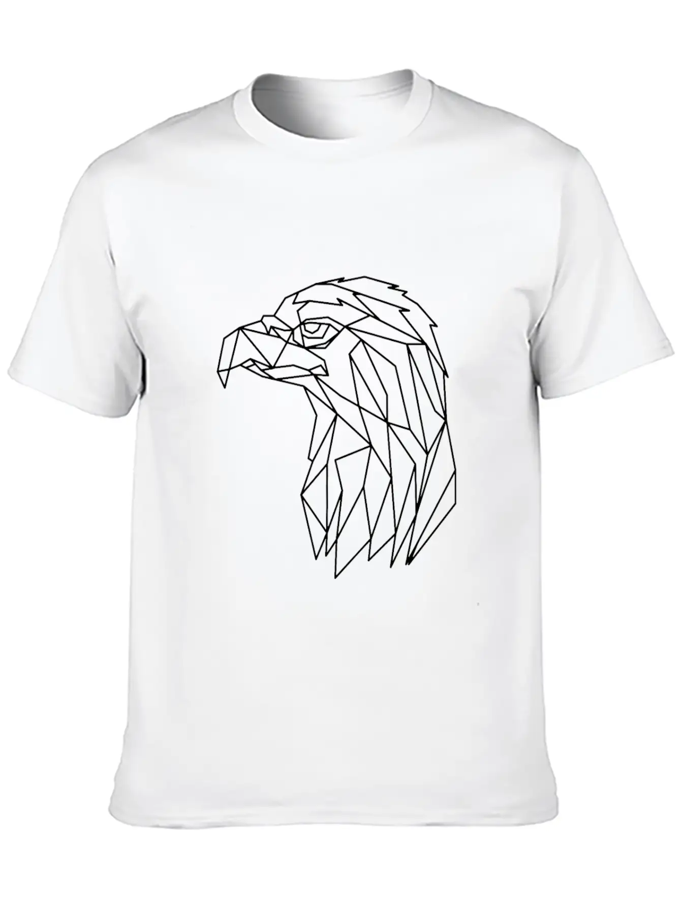 Geometric Line Art Basic Graphic T-Shirt ¨C Daily Comfort In Soft Cotton