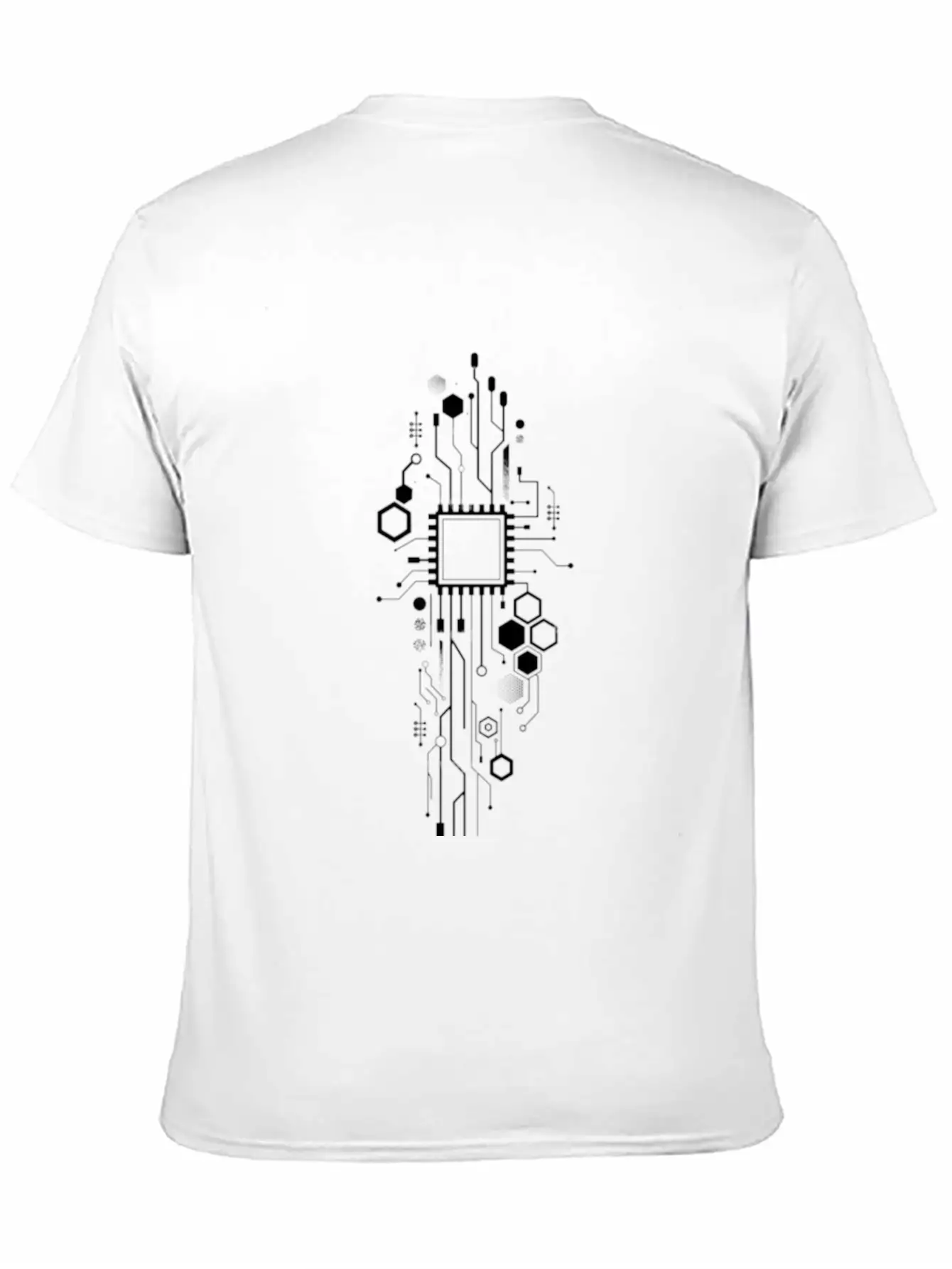 Geometric Tatto Essential Cotton Tee For Daily Outfits ¨C Unisex Style