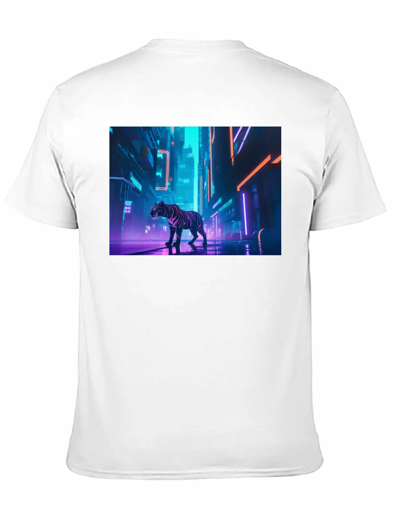 Geometric Tiger Soft Cotton Short Sleeve Tee ¨C Unisex Wardrobe Staple