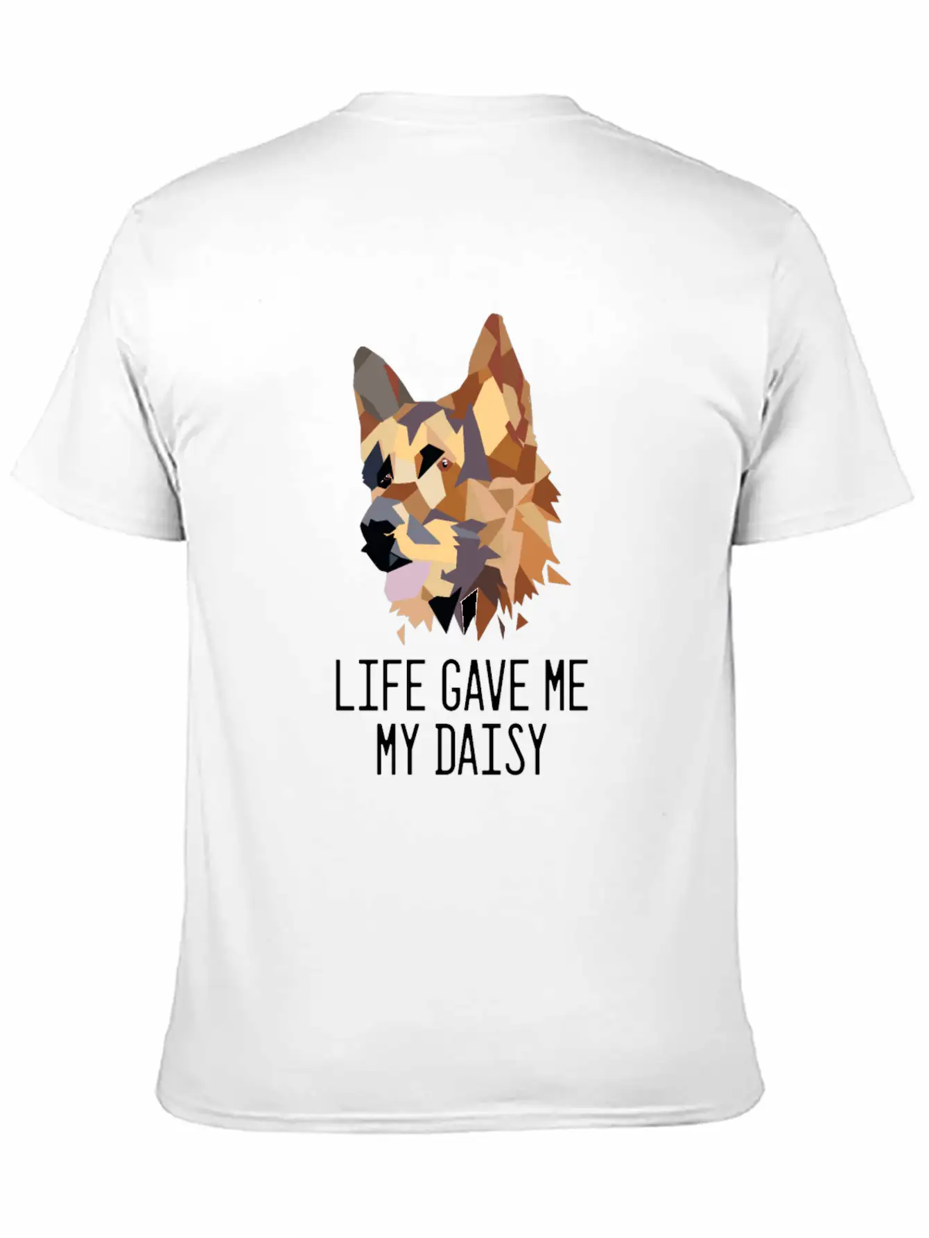 German Shepherd Daisy Dog Breeder And Owner Gift Unisex Casual T-Shirt ¨C Clean Design For Daily Comfort