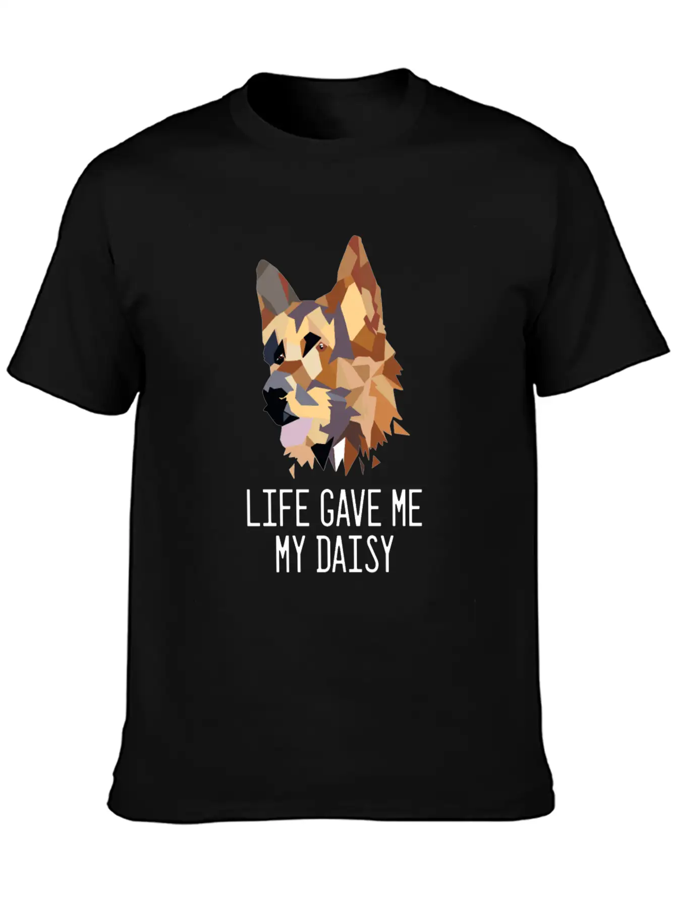 German Shepherd Daisy Dog Breeder And Owner Gift Unisex Casual T-Shirt ¨C Clean Design For Daily Comfort