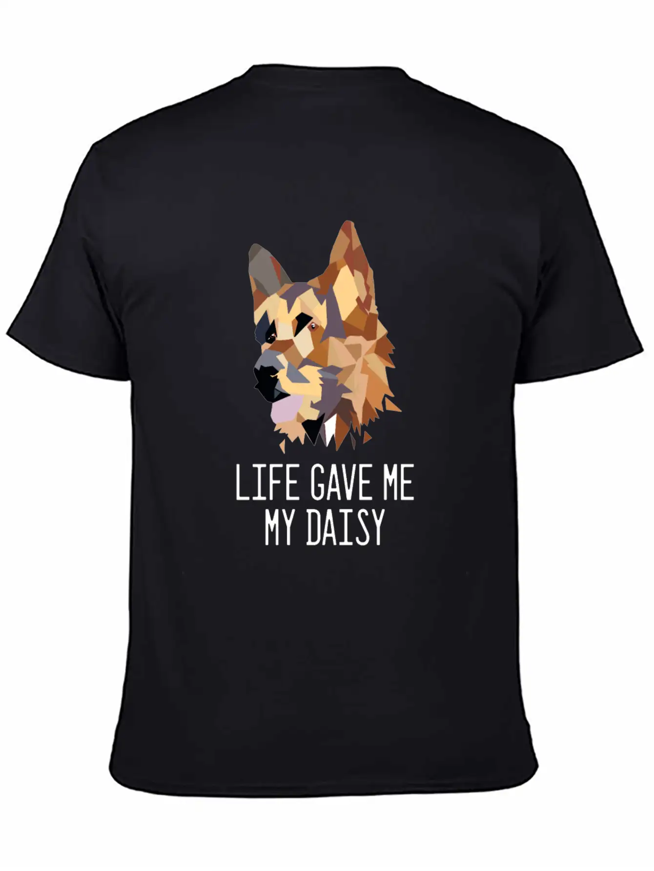 German Shepherd Daisy Dog Breeder And Owner Gift Unisex Casual T-Shirt ¨C Clean Design For Daily Comfort