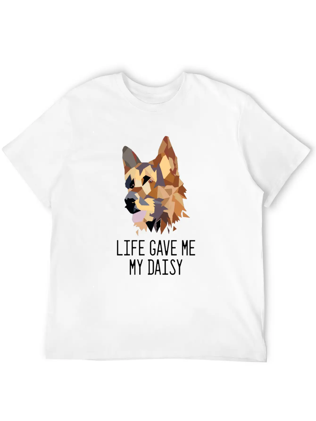 German Shepherd Daisy Dog Breeder And Owner Gift Unisex Casual T-Shirt ¨C Clean Design For Daily Comfort