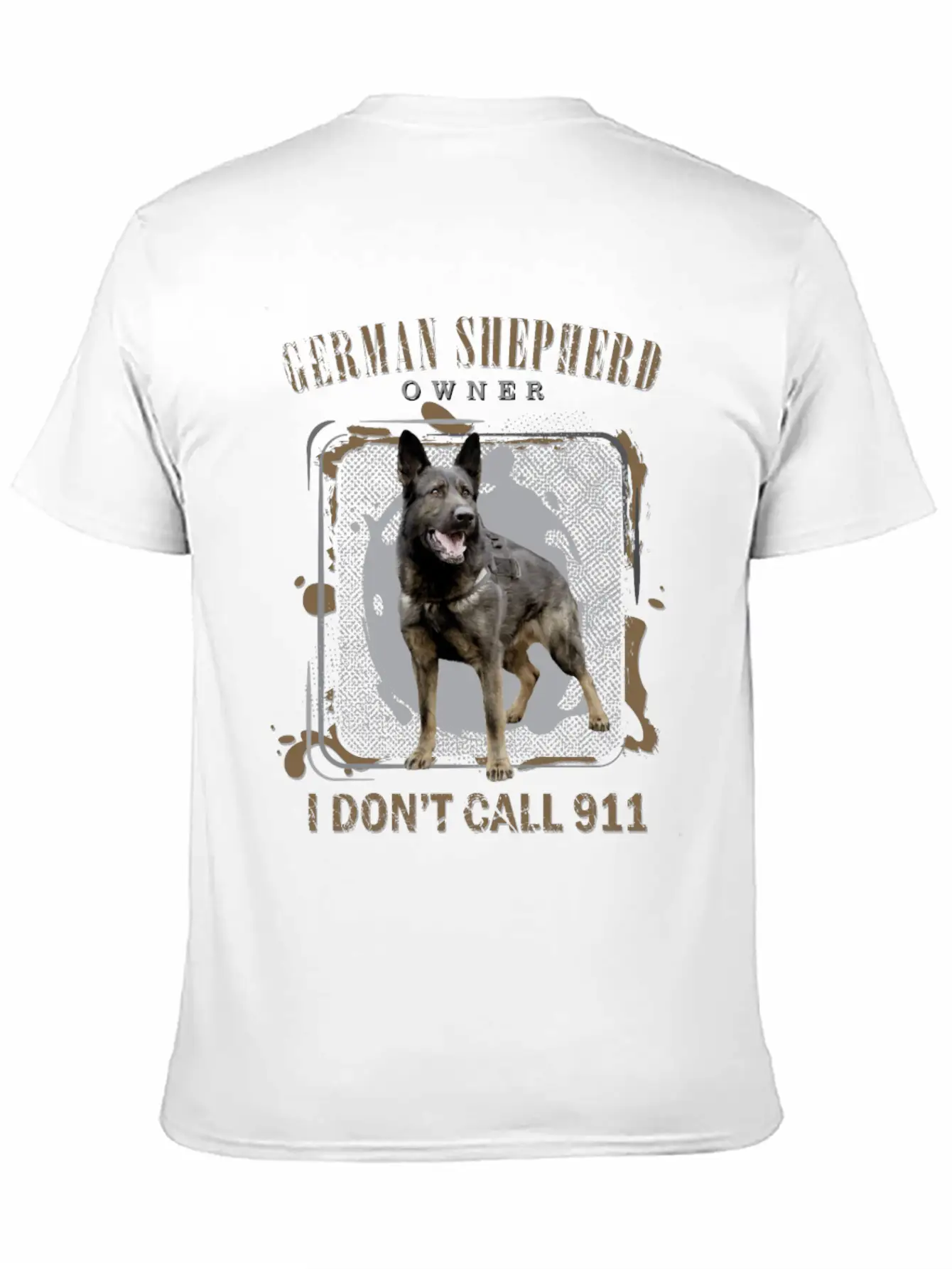 German Shepherd Dog - GSD Basic Graphic T-Shirt ¨C Daily Comfort In Soft Cotton