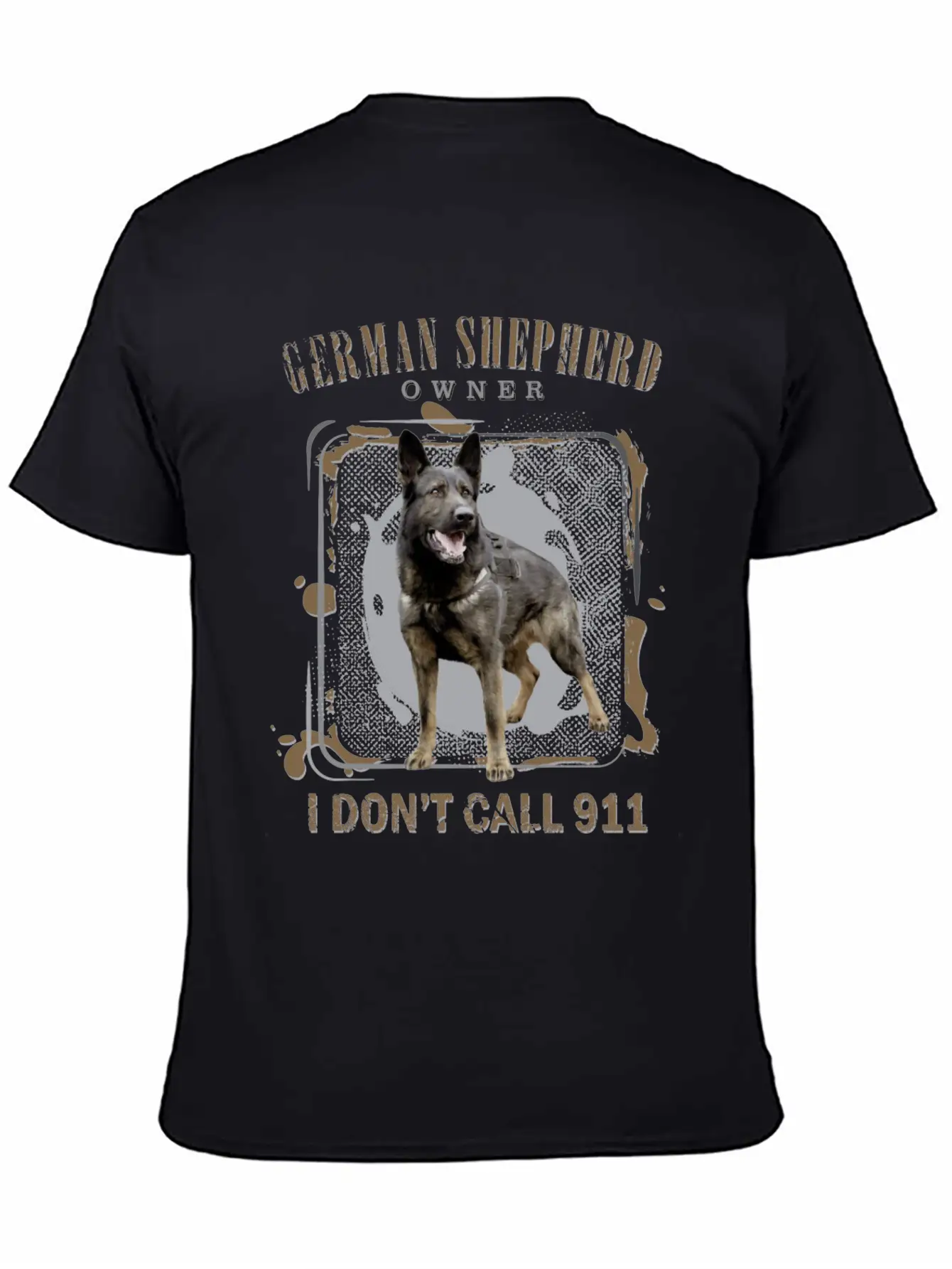 German Shepherd Dog - GSD Basic Graphic T-Shirt ¨C Daily Comfort In Soft Cotton
