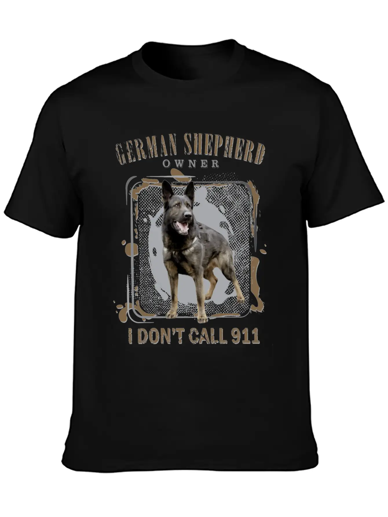 German Shepherd Dog - GSD Basic Graphic T-Shirt ¨C Daily Comfort In Soft Cotton