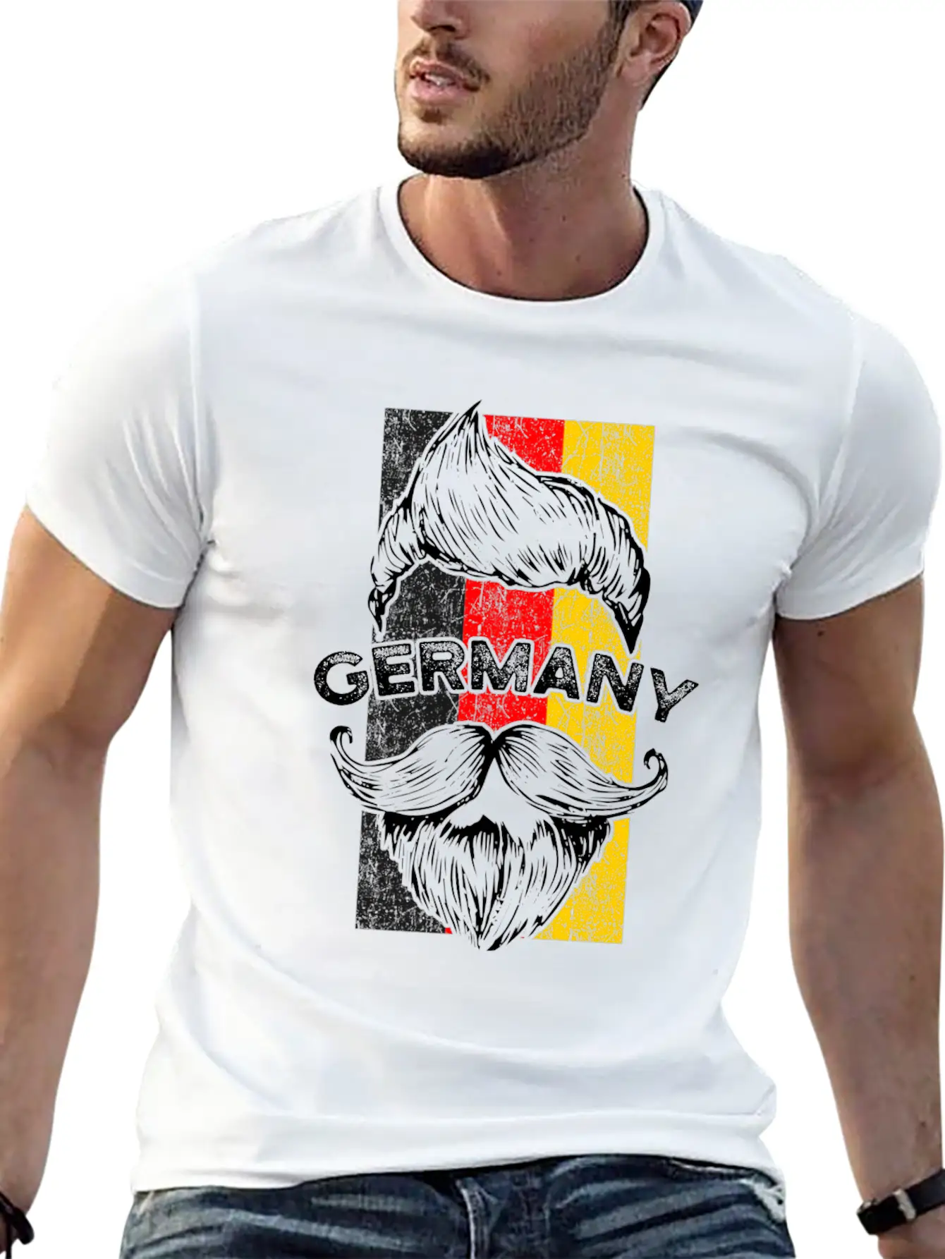 Germany Flag Essential Cotton Tee For Daily Outfits ¨C Unisex Style