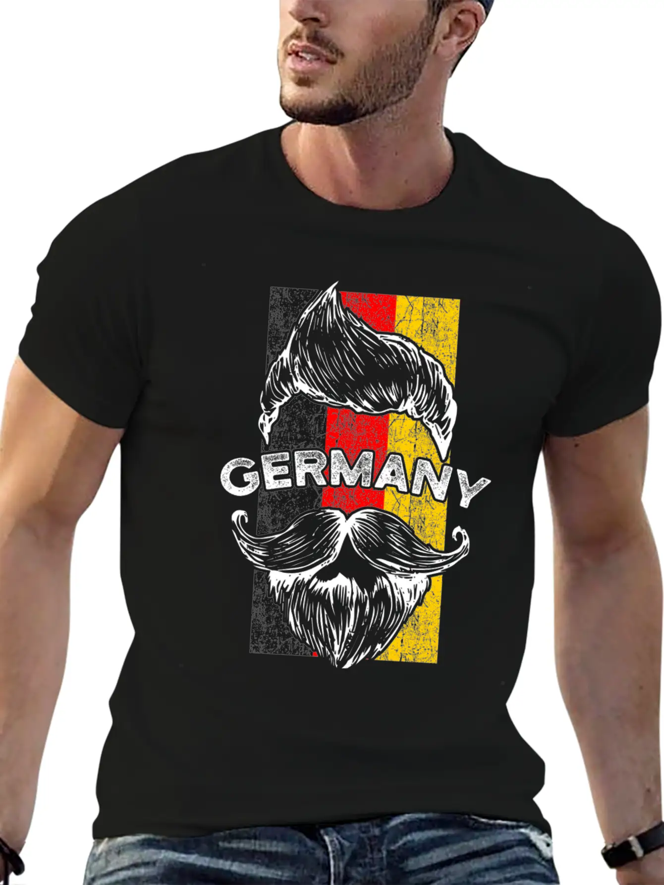 Germany Flag Essential Cotton Tee For Daily Outfits ¨C Unisex Style