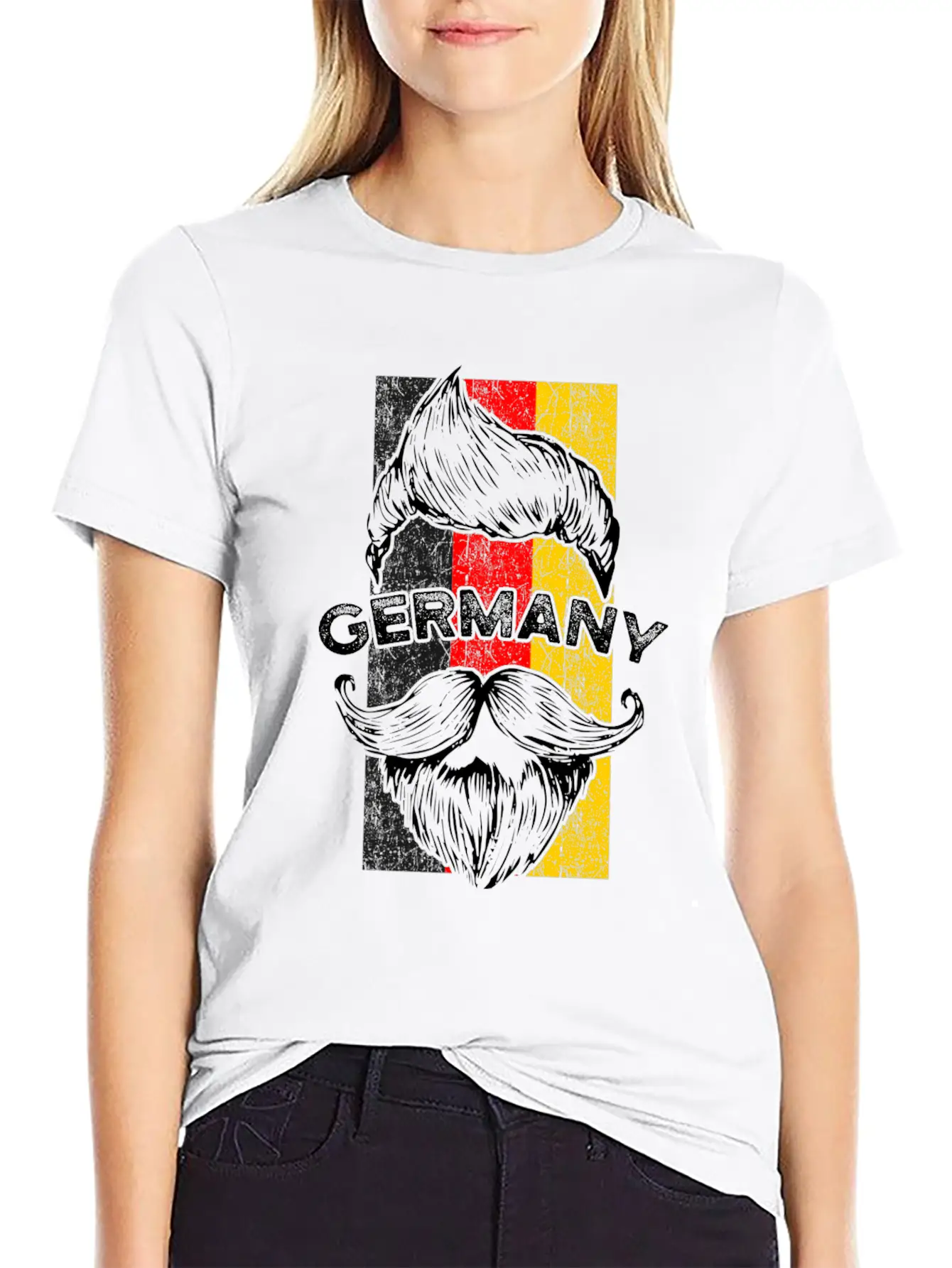 Germany Flag Essential Cotton Tee For Daily Outfits ¨C Unisex Style