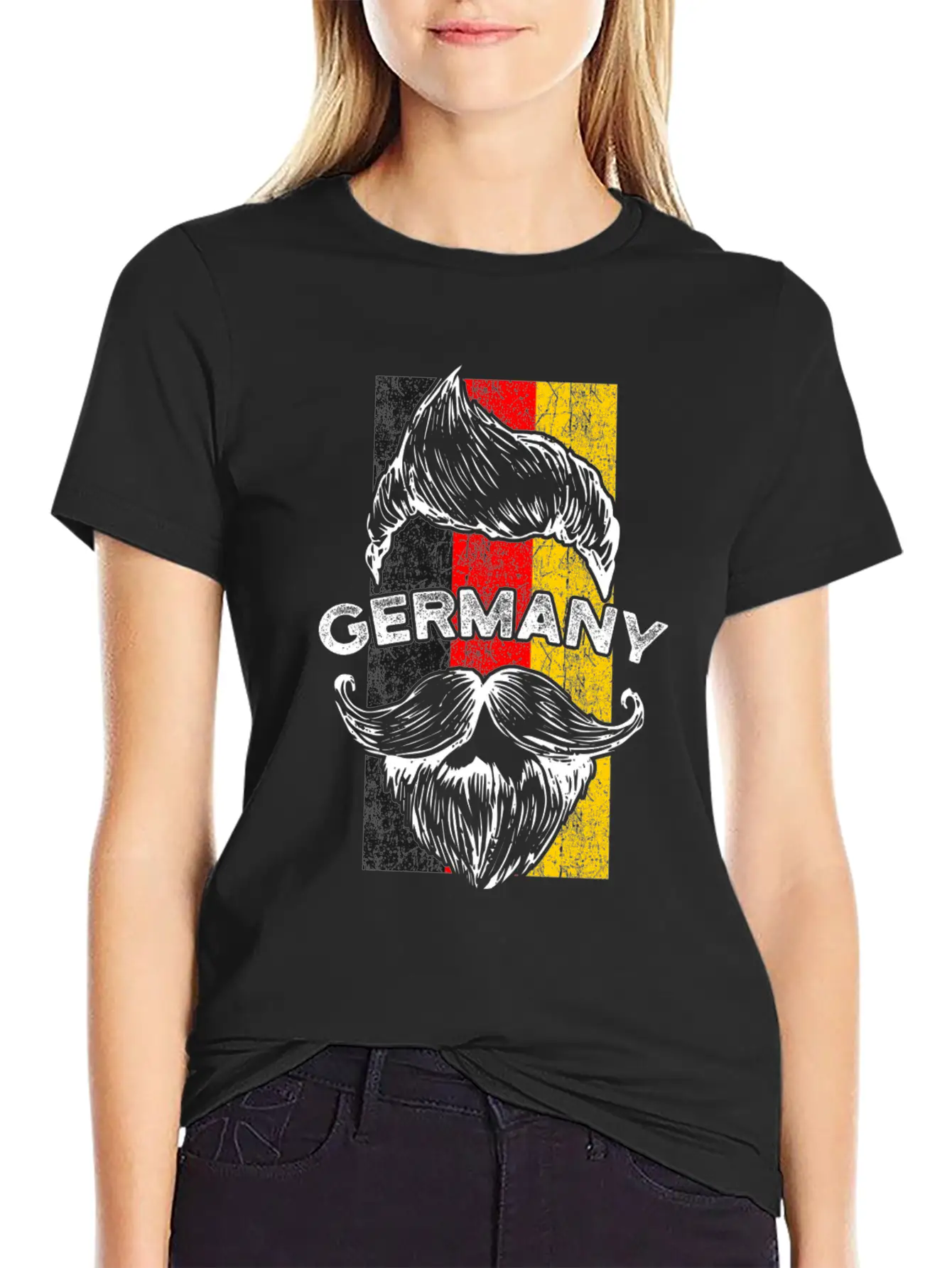 Germany Flag Essential Cotton Tee For Daily Outfits ¨C Unisex Style