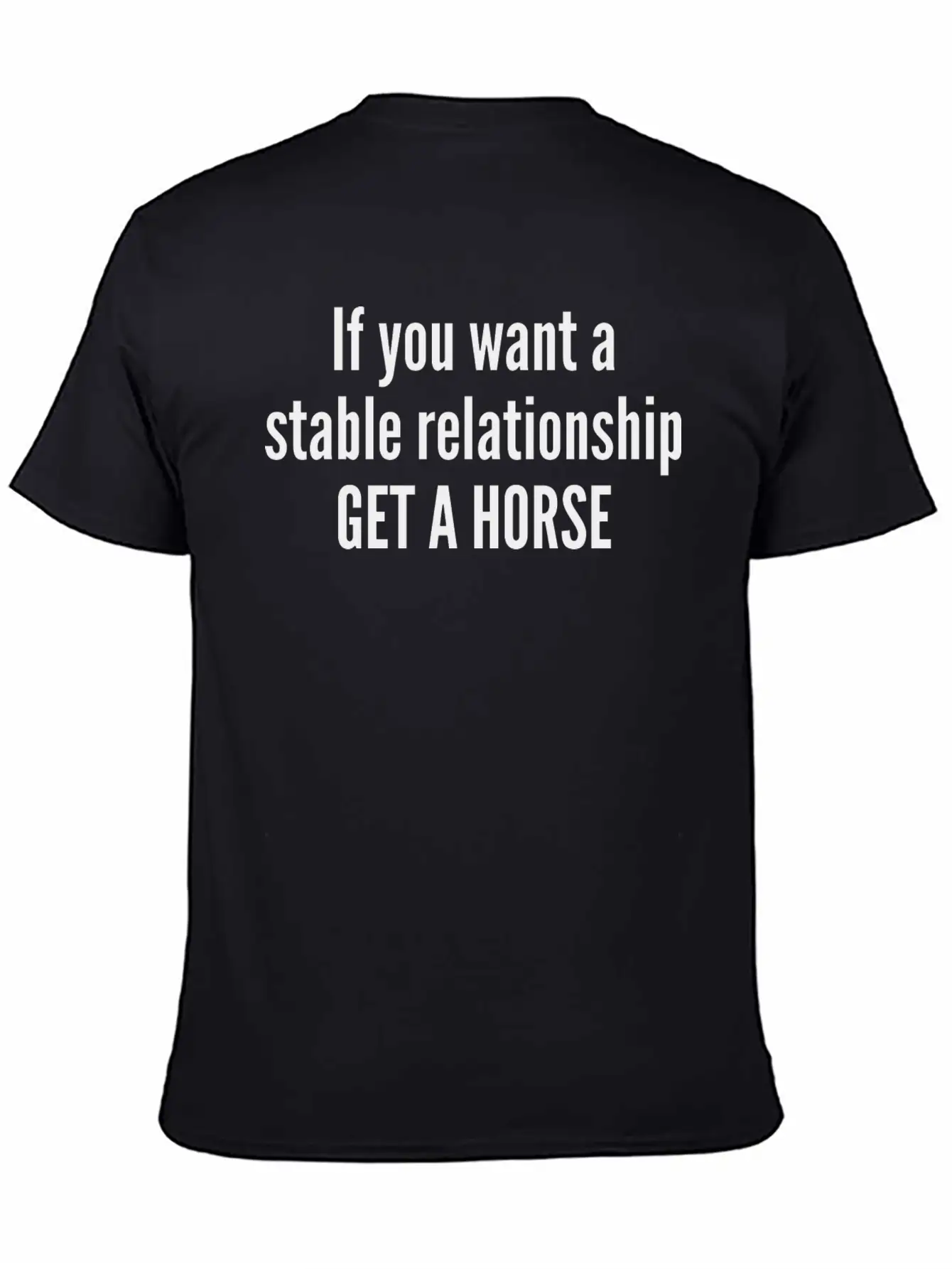 Get A Horse Basic Graphic T-Shirt ¨C Daily Comfort In Soft Cotton