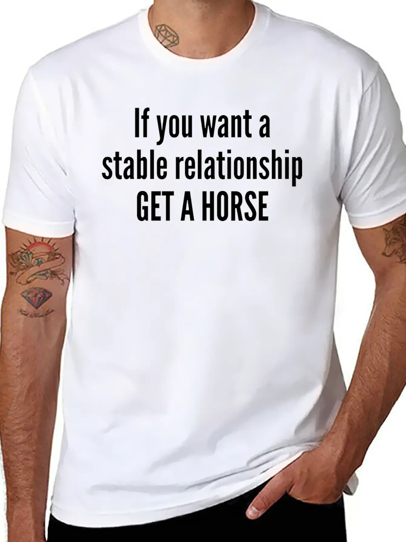Get A Horse Basic Graphic T-Shirt ¨C Daily Comfort In Soft Cotton