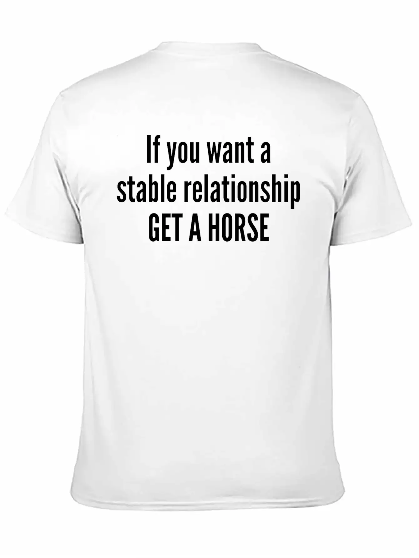 Get A Horse Basic Graphic T-Shirt ¨C Daily Comfort In Soft Cotton
