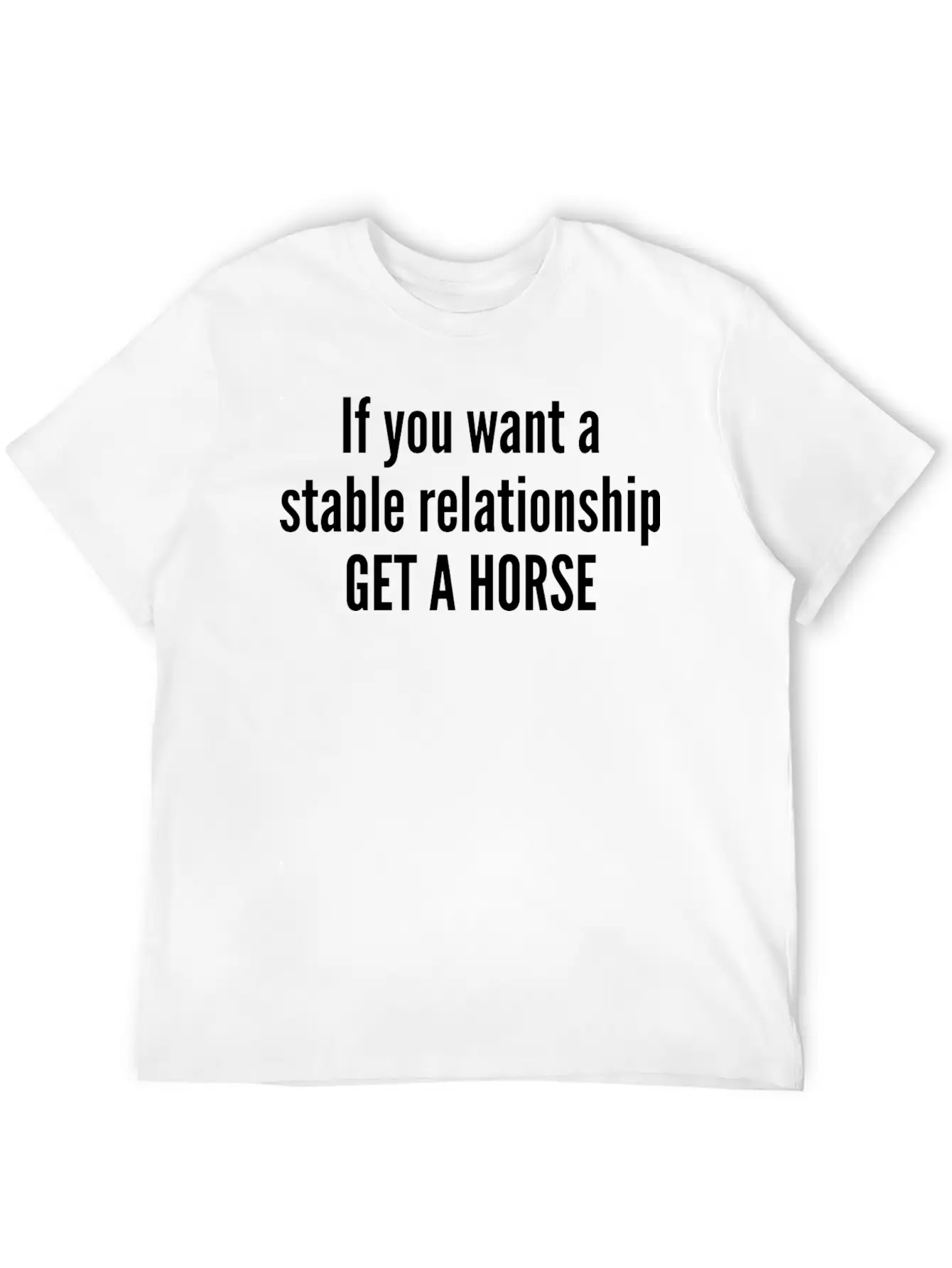 Get A Horse Basic Graphic T-Shirt ¨C Daily Comfort In Soft Cotton